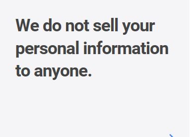 Part of Google's privacy policy, right now.