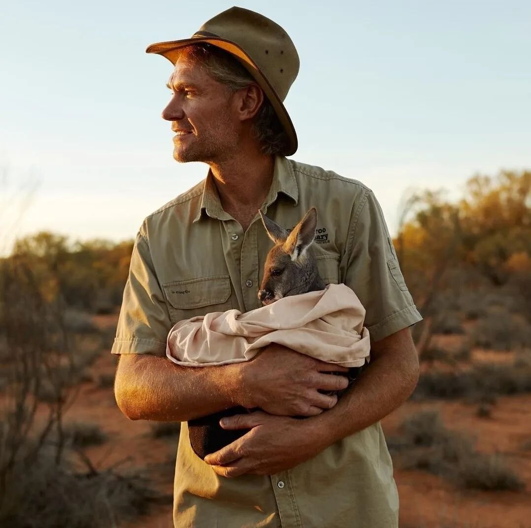 Chris 'Brolga' Barn's [pictured] and partner Tahnee's mission is to educate, rescue and care for kangaroos and wildlife. Animals come first at The Kangaroo Sanctuary in Alice Springs, and we love it. 

A hands-on, emotional and fulfilling tour highli