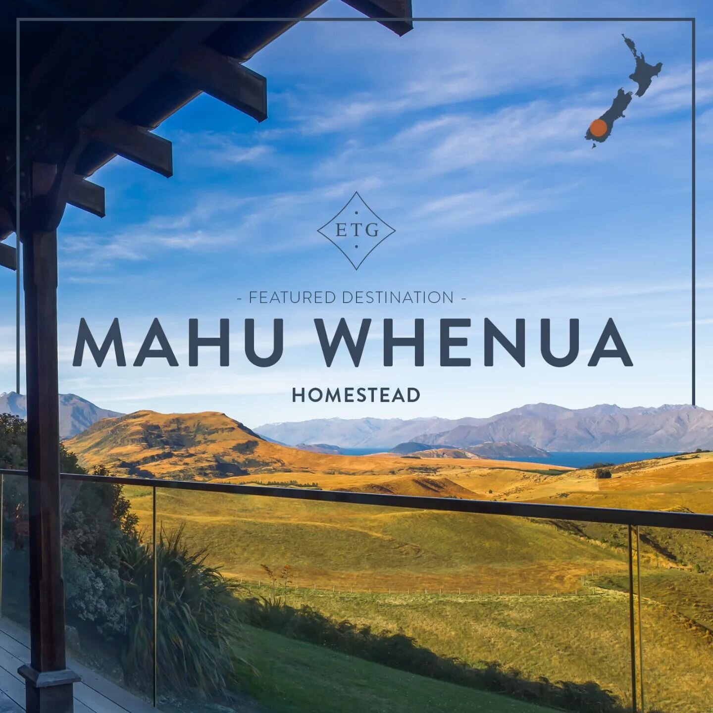 The stunning Mahu Whenua is exactly what luxury and comfort should be. Inviting, personal and a totally unique experience. 

With views over lake Wanaka and the surrounding mountains, this majestic high-country location is perched in 136,000 acres of