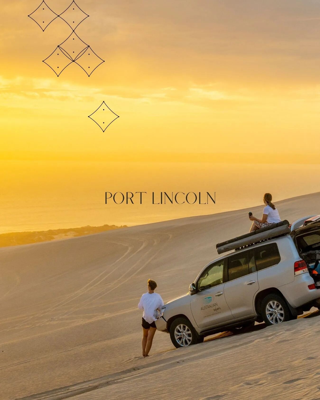 PORT LINCOLN.
♢ Where
Located in the Eyre Peninsula of South Australia and a short 25-minute flight from Adelaide. Port Lincoln is home to many of Australia&rsquo;s best experiences and most beautiful coastlines. 

♢ Why
Ideal for the adventurous. Th