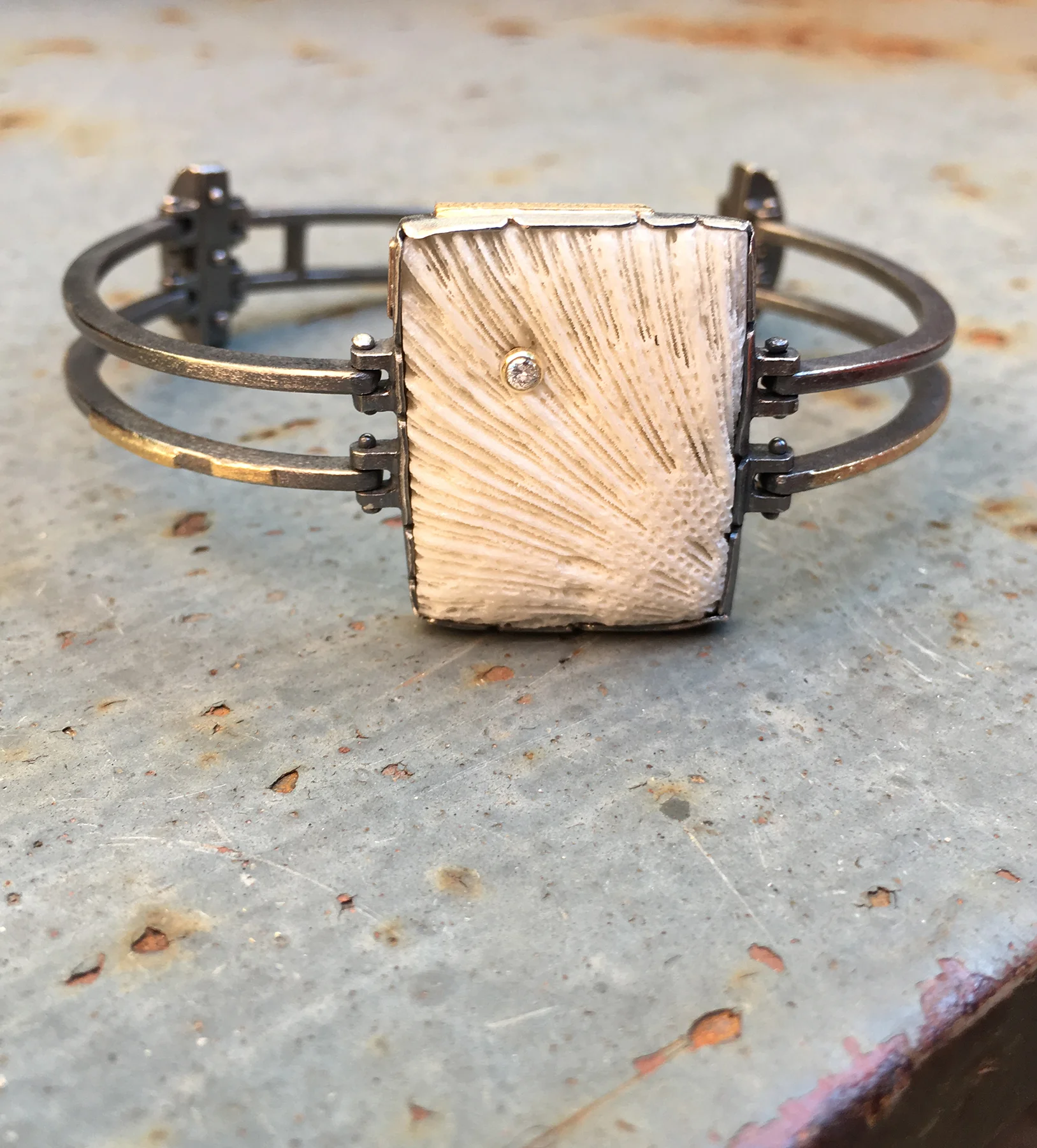 Coral Diamond Wrist Units with Gold 2.jpg