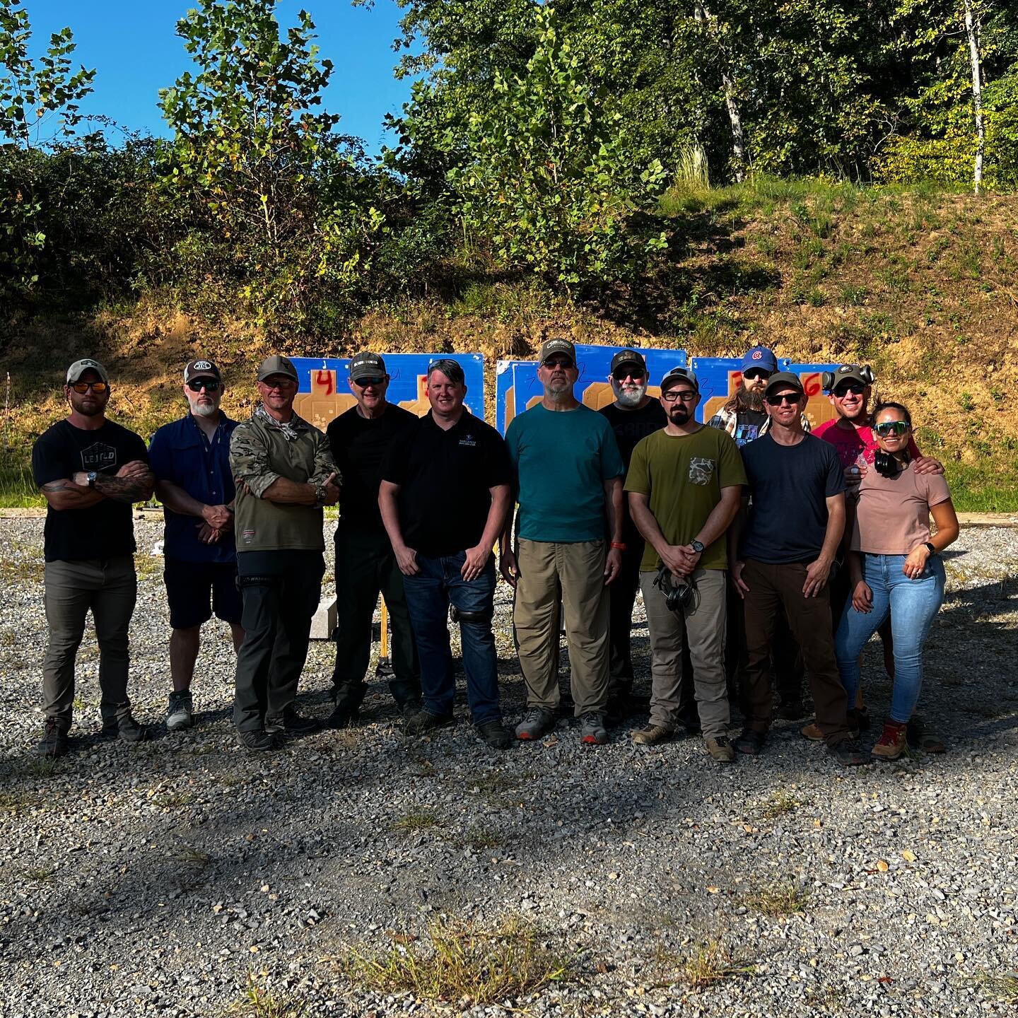 Class photo from this past weekends CCA course in Dickson, TN. Great times, great people. 
__________

@actiontarget #targets #baersolutions #concealed #concealedcarry #cca #tn #iwb #dte #zedo