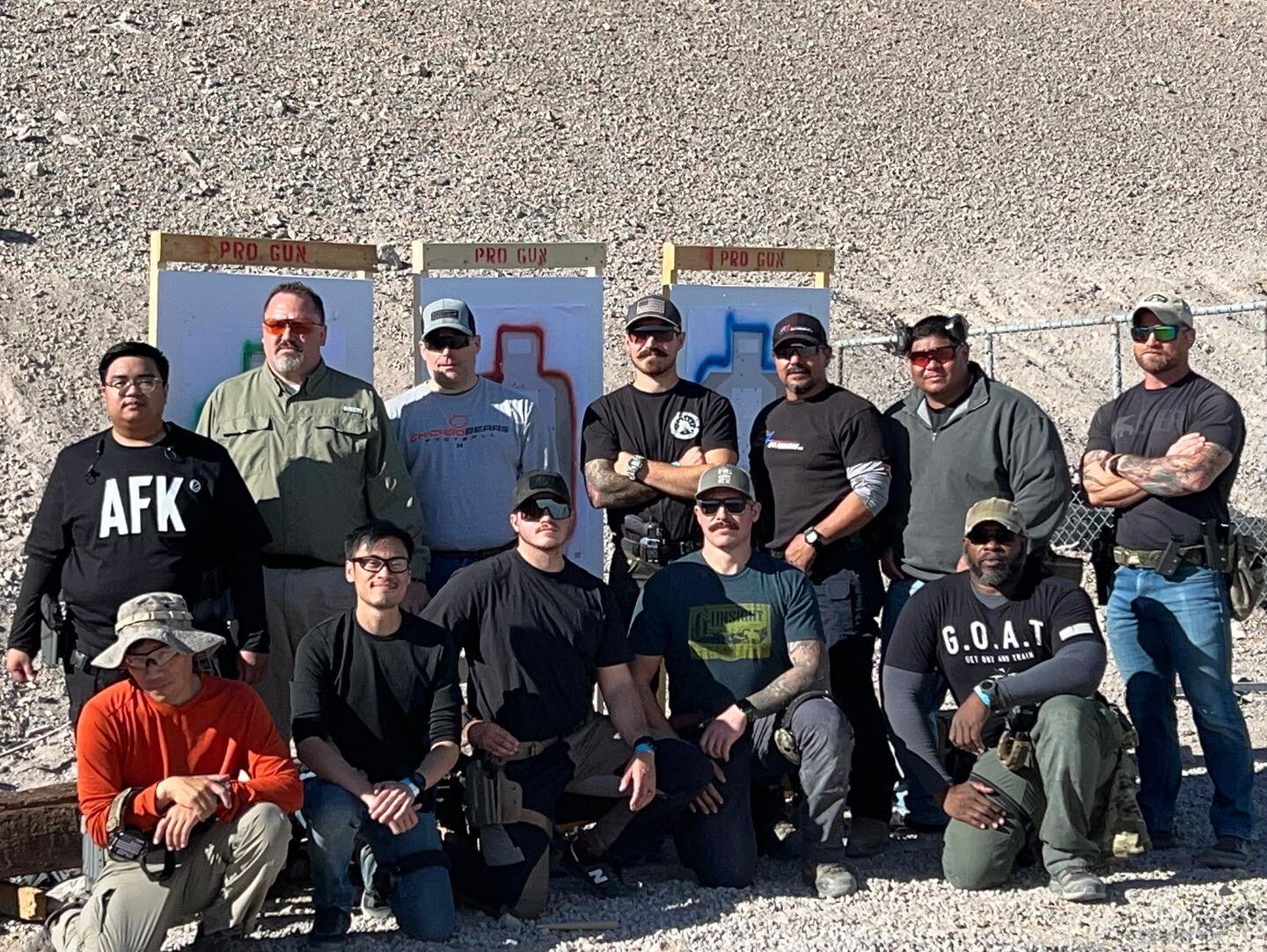 Great couple days in Las Vegas for the last class of the year. Congrats to the @liveagonic top shot too. See y&rsquo;all in March. 
_________

@leupoldoptics @actiontarget #baersolutions #getoutandtrain #lasvegas