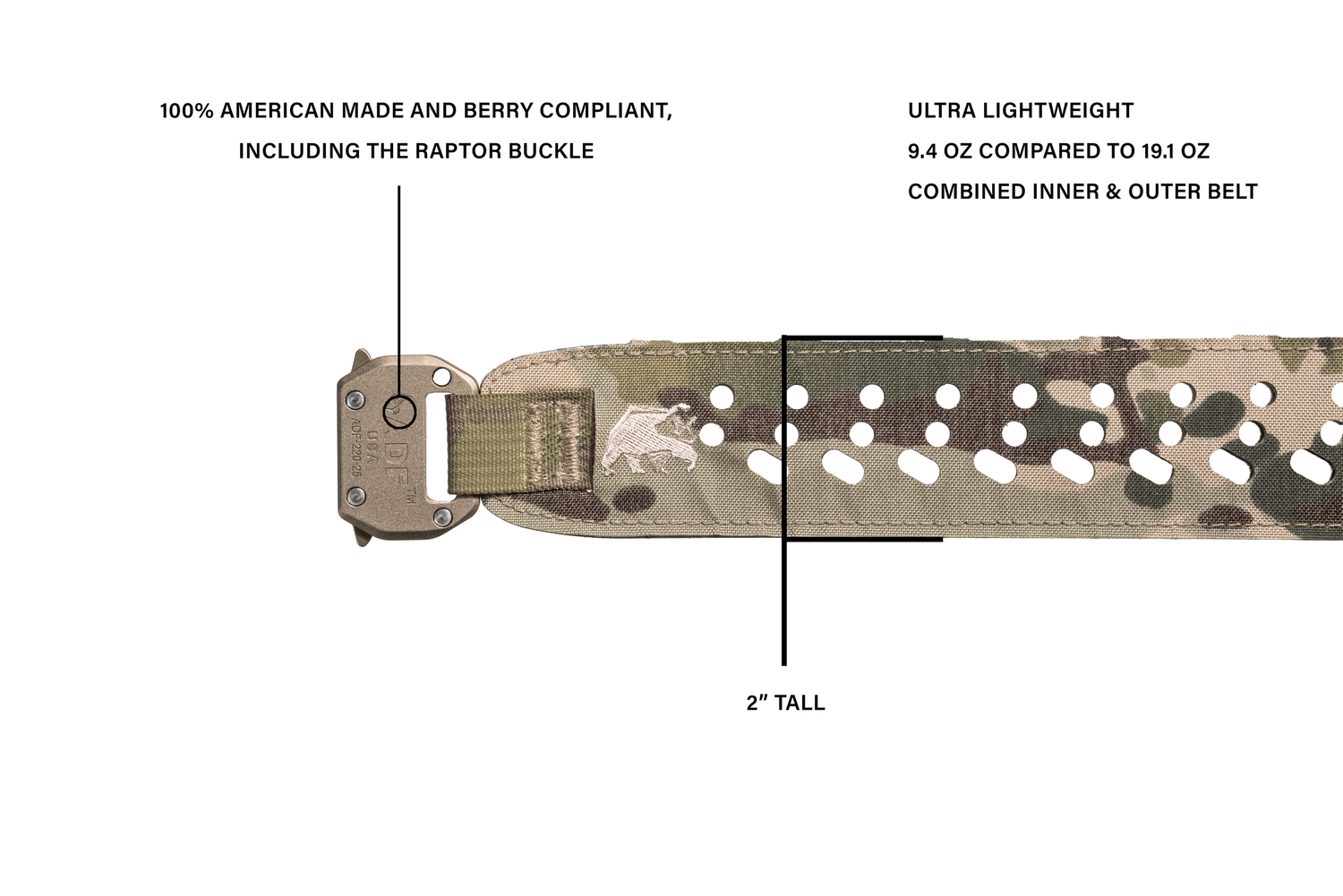 WOJTEK BAER BELT Coyote Brown — BAER Solutions