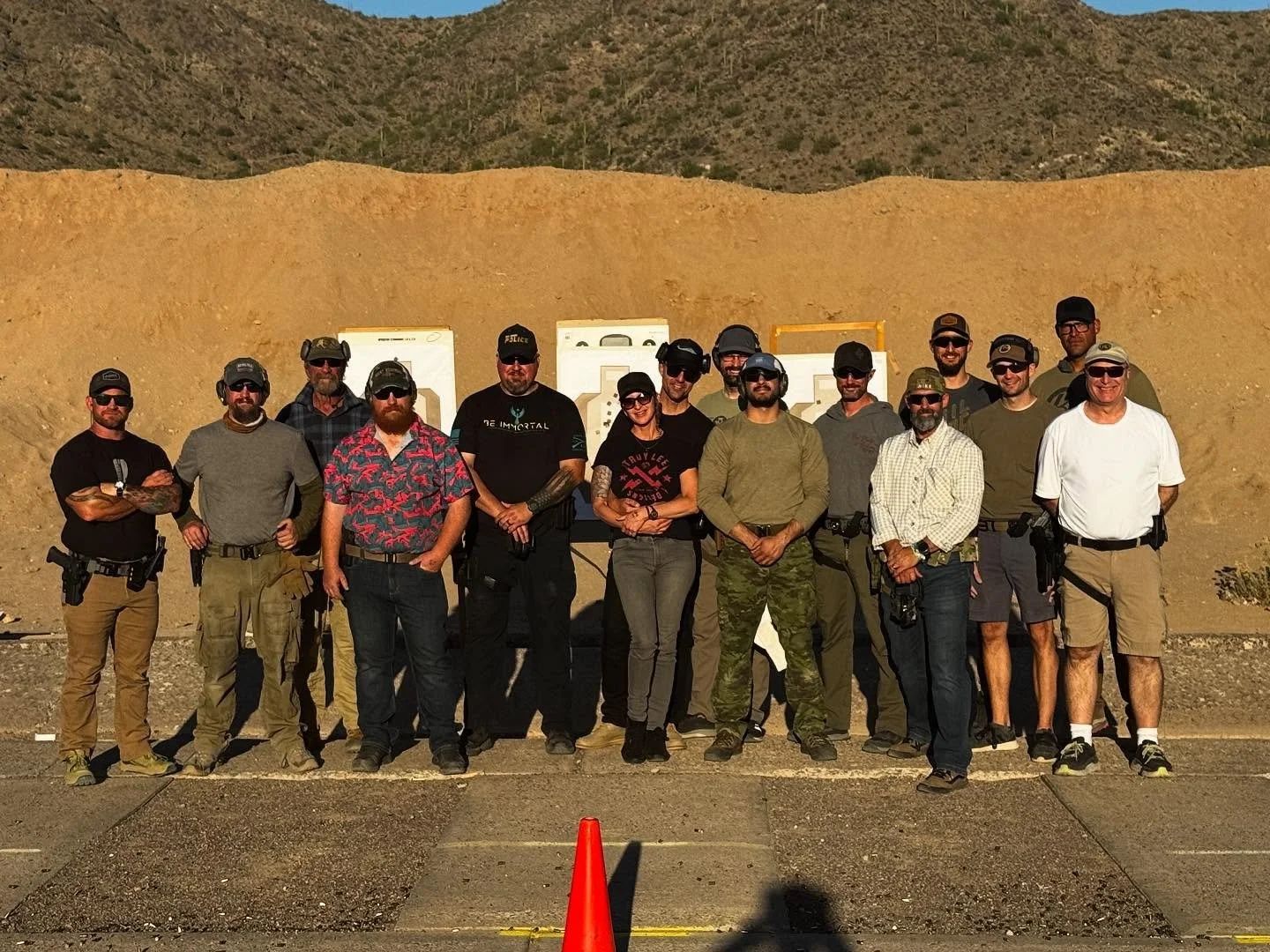 Great pistol class in Casa Grande, AZ this past weekend. I really appreciate @dgonzo_79 coming out to help. It&rsquo;s always better when you&rsquo;re there bud. Good work to everyone and hope to see you again. 
__________

#baer #getoutandtrain