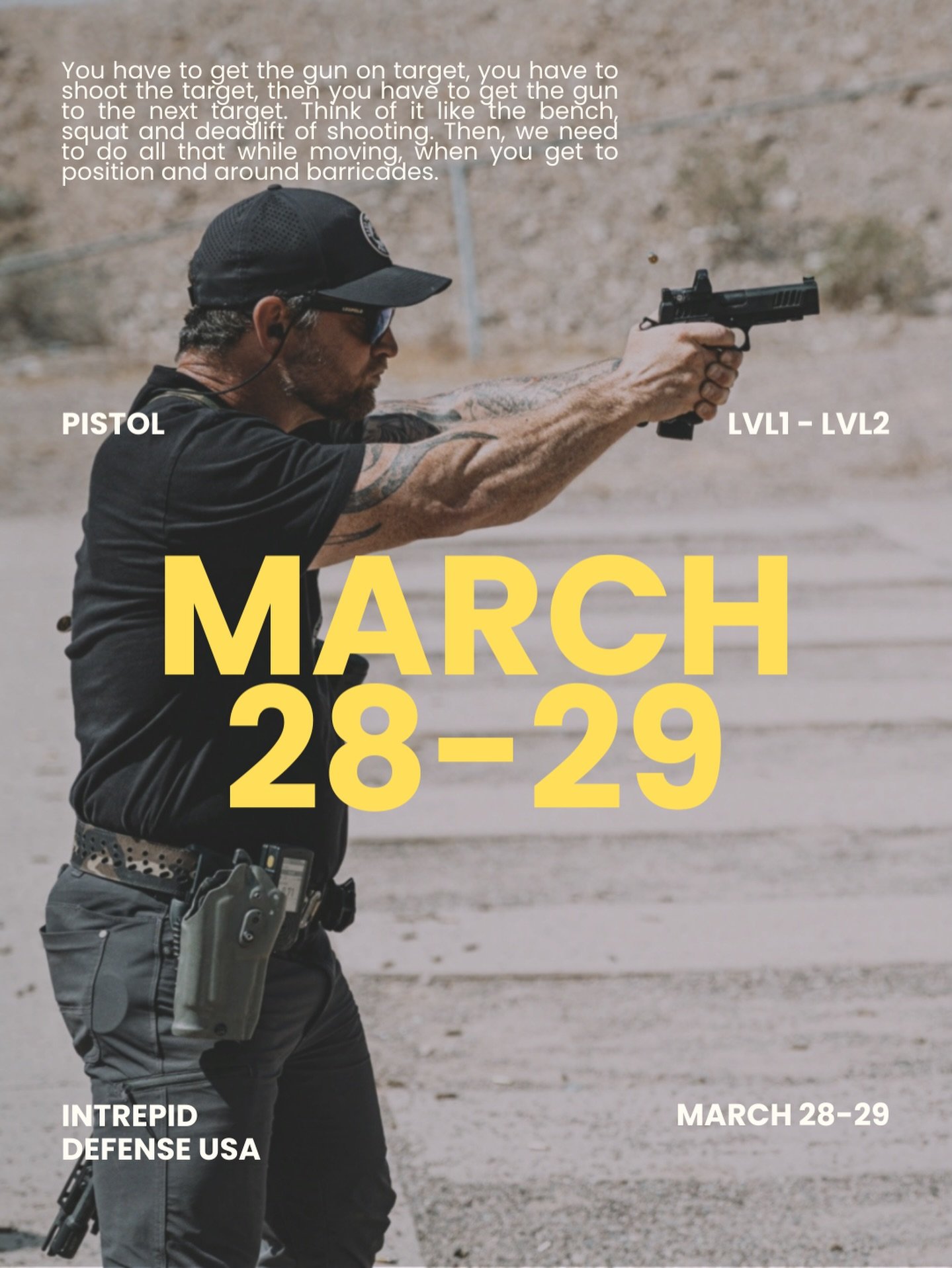 Because &ldquo;I have a gun&rdquo; isn&rsquo;t the same as &ldquo;I know how to use it.&rdquo;

Stop watching. Start training.

#baer #getoutandtrain