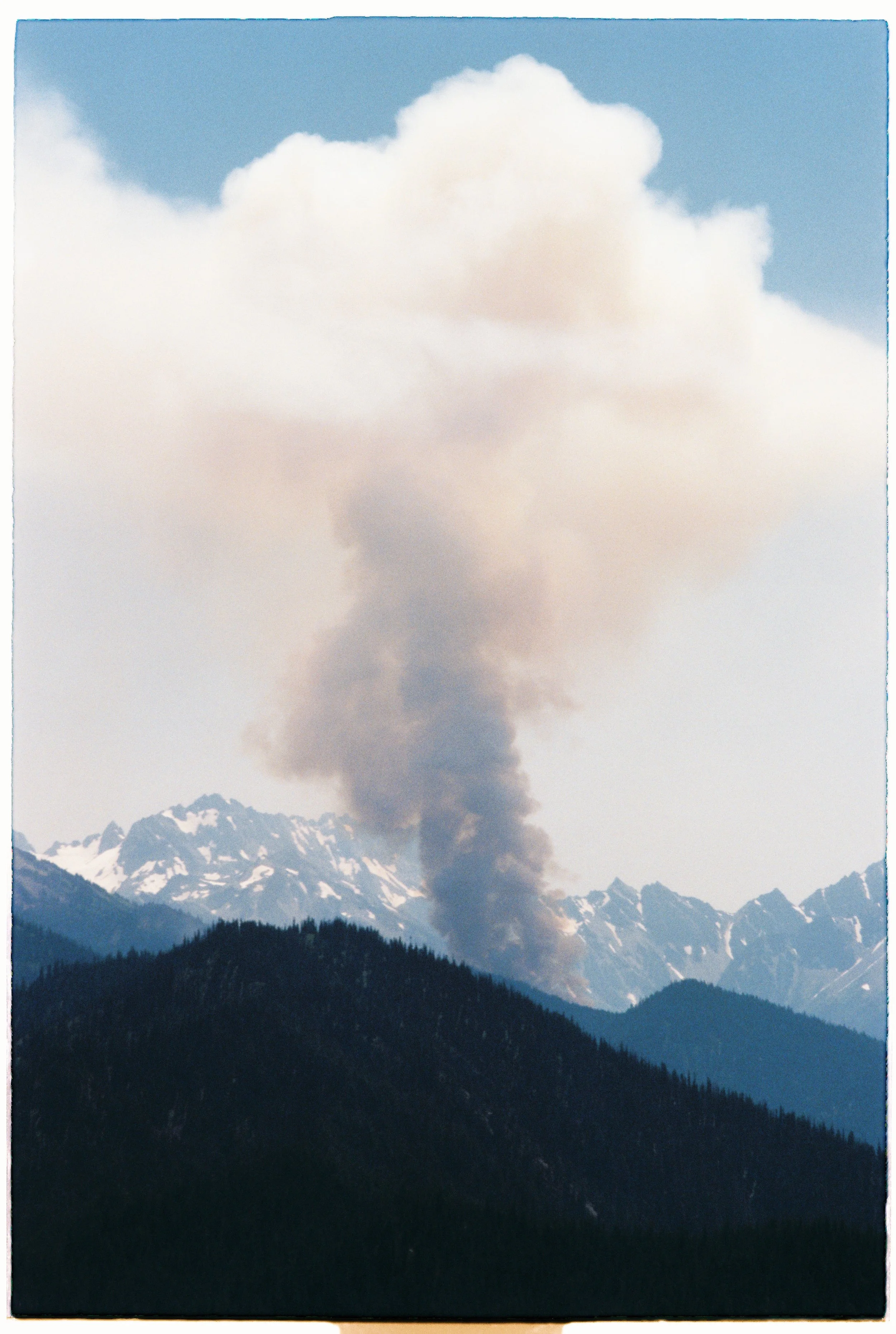 Wildfires on Hurricane Ridge, Washington