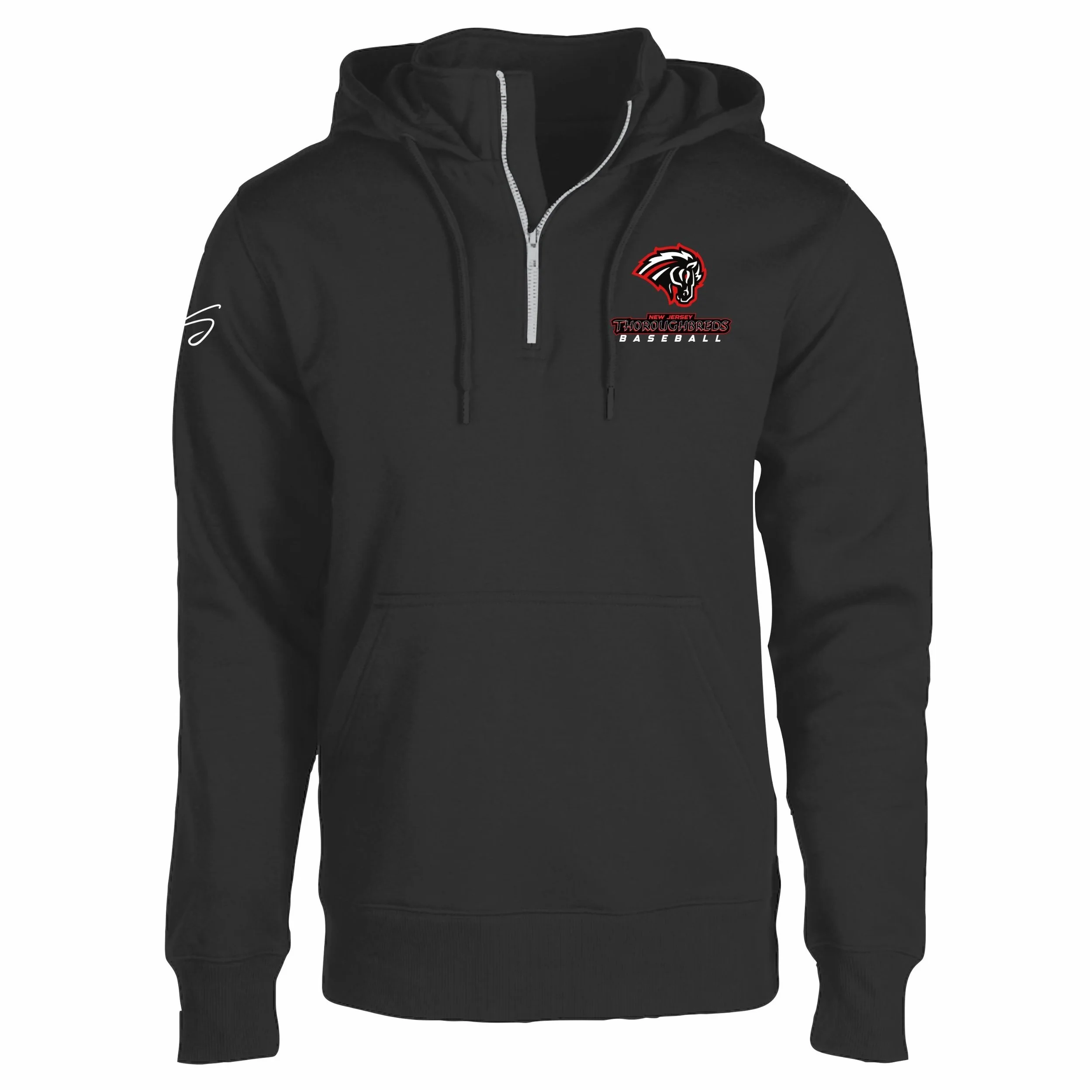 GALYA - NJ THOROUGHBREDS BASEBALL - QUARTER ZIP HOODIE - FLEECE
