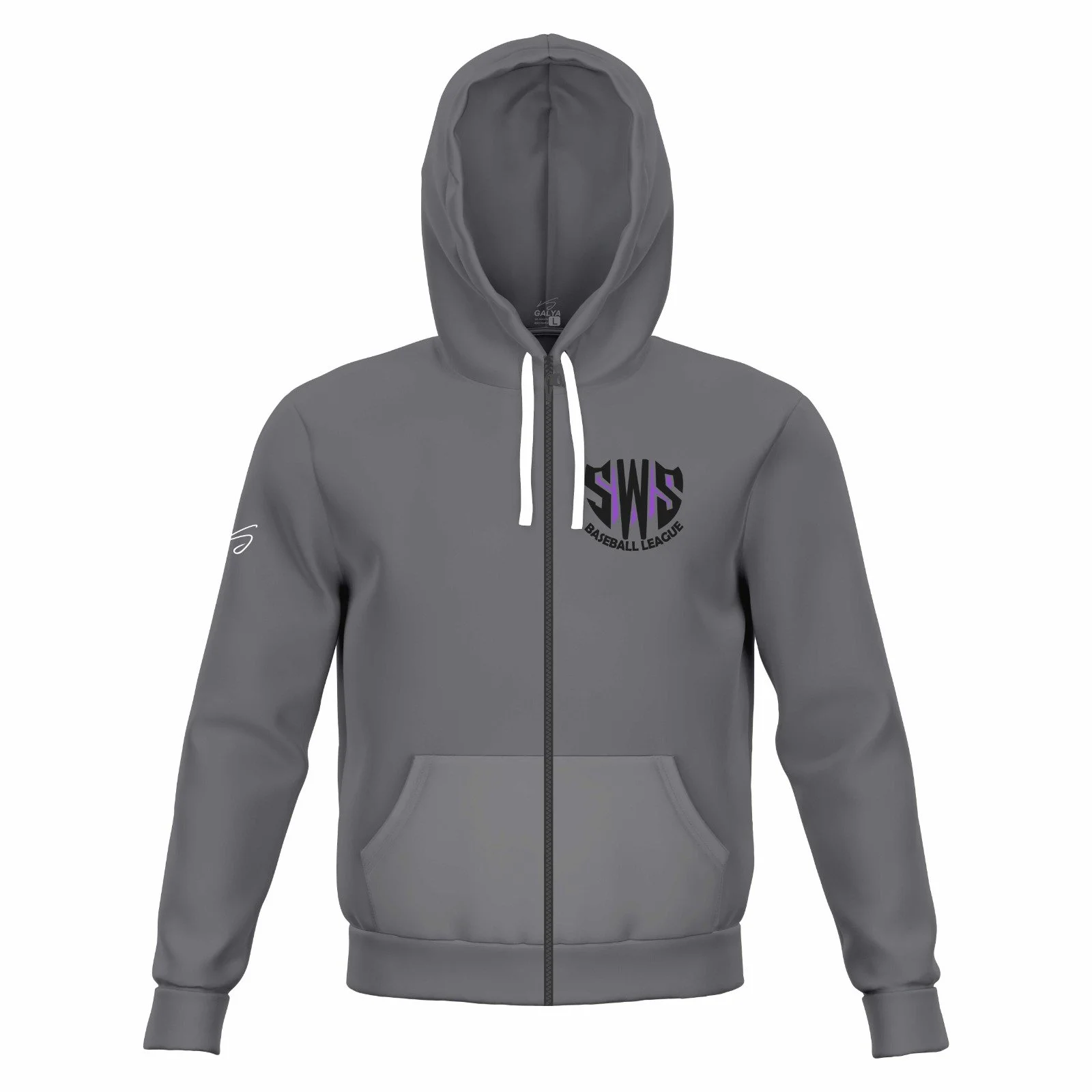 GALYA - SWS BASEBALL -FULL ZIP - HOODIE