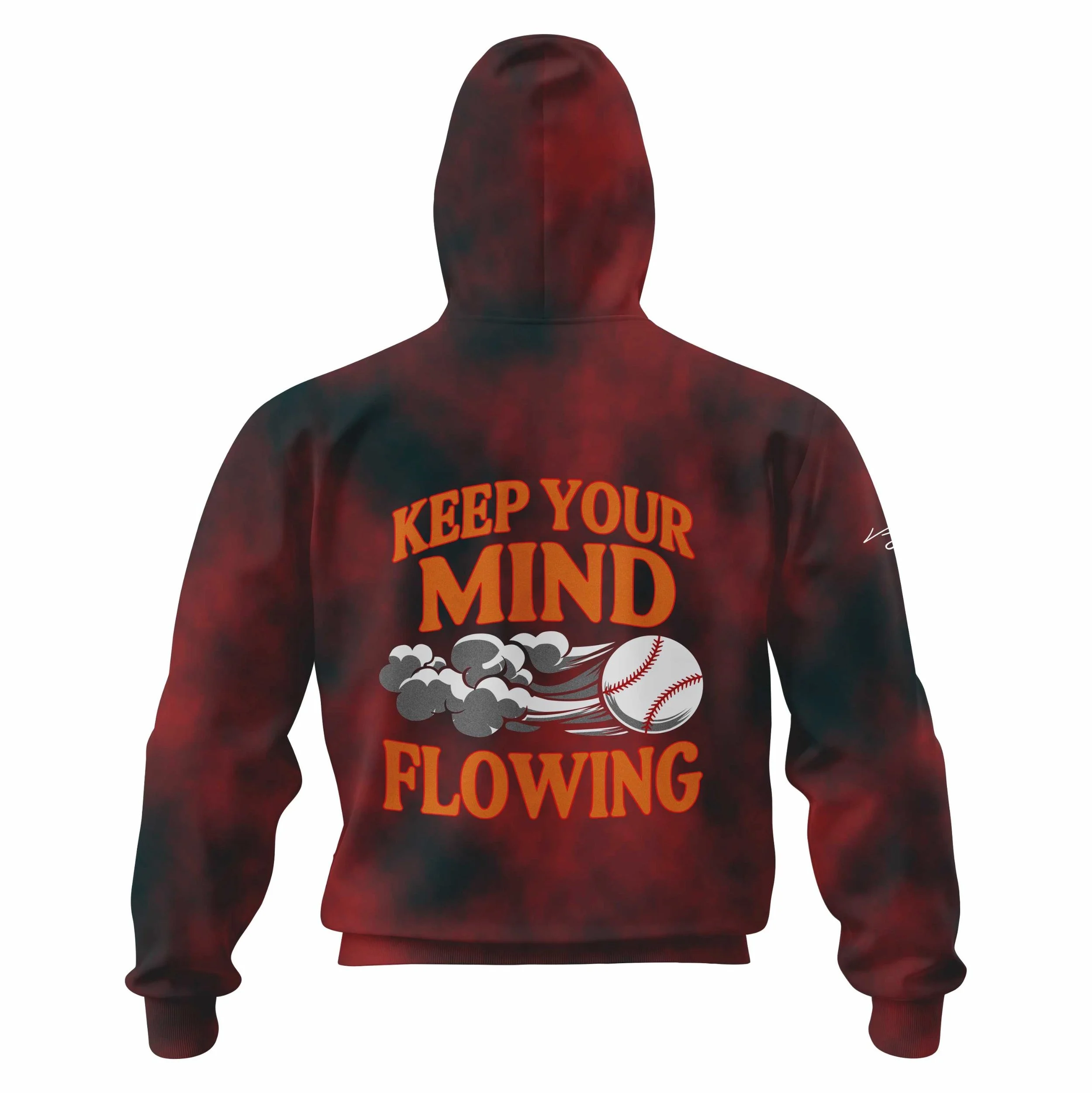 GALYA - NJ THOROUGHBREDS BASEBALL - "KEEP YOUR MIND FLOWING" -  TIE DIE HOODIE