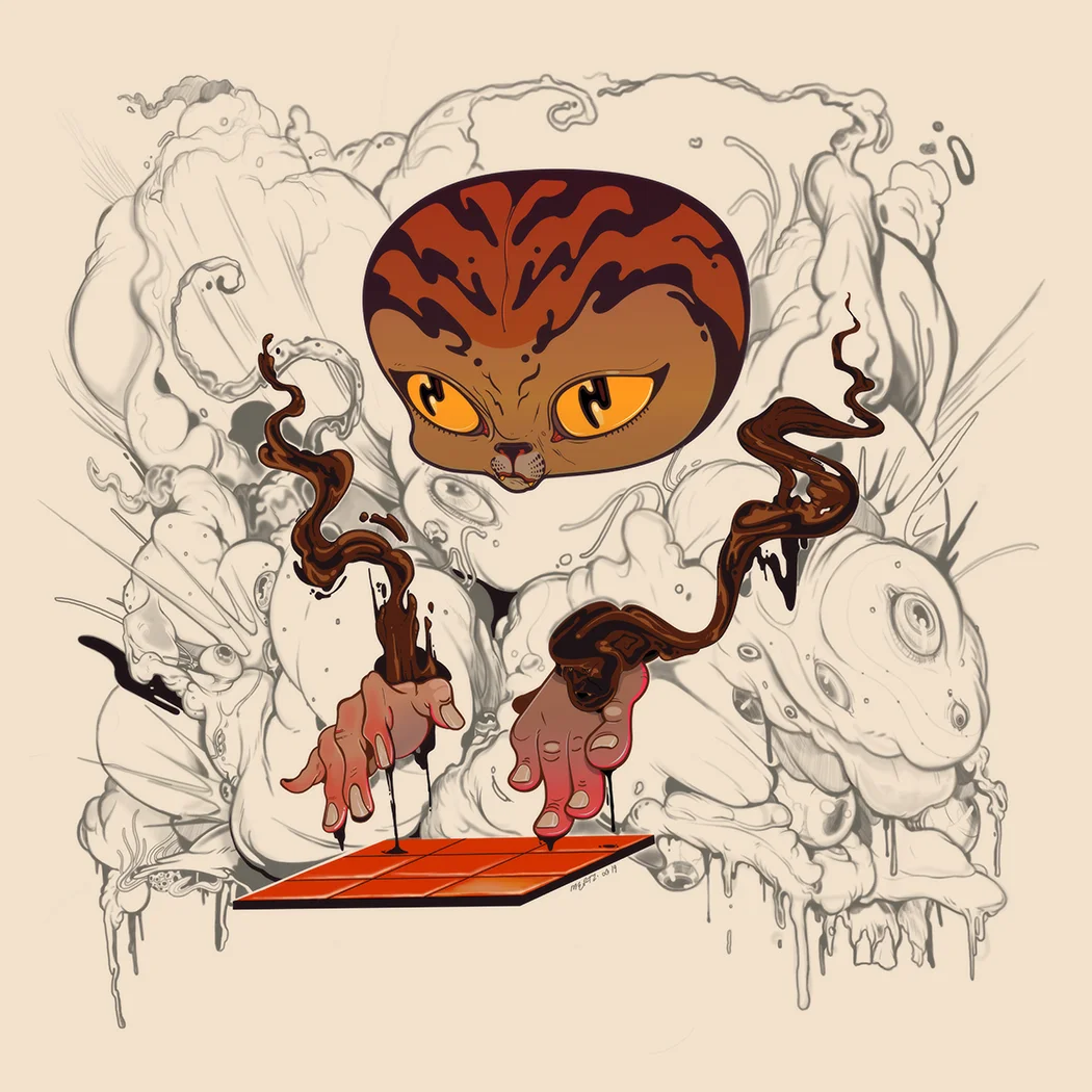 ILL Drumz // print avail in shop / 18 x18 in.