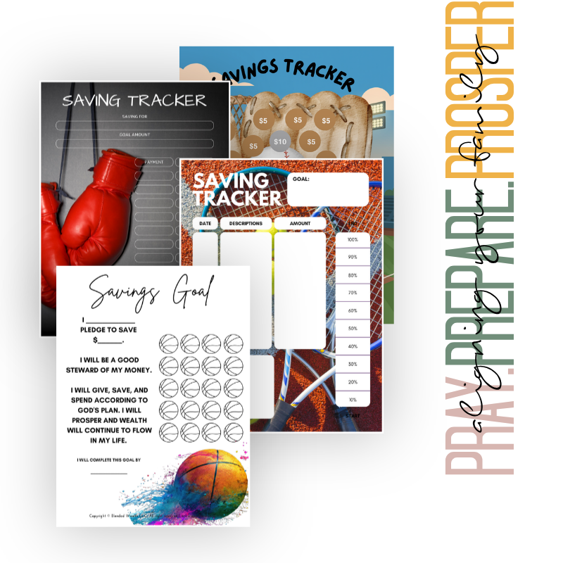 KID SAVINGS TRACKER: Printable