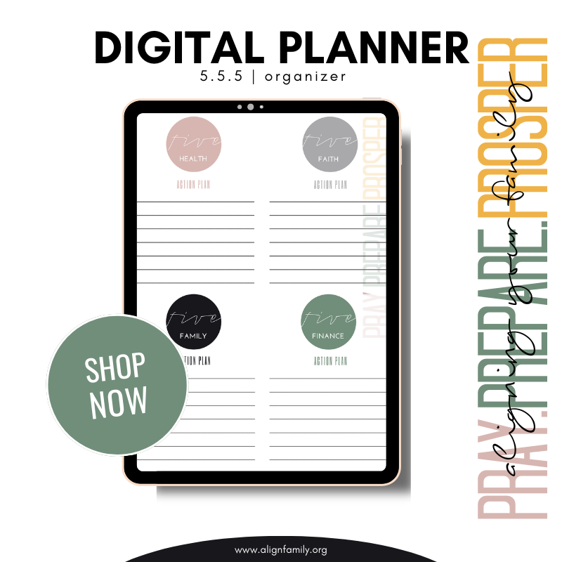 555 Goal Setting (Digital Notepad)