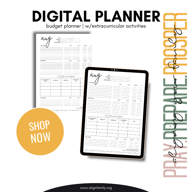 Faith-Based Budget Planner for Sport Families