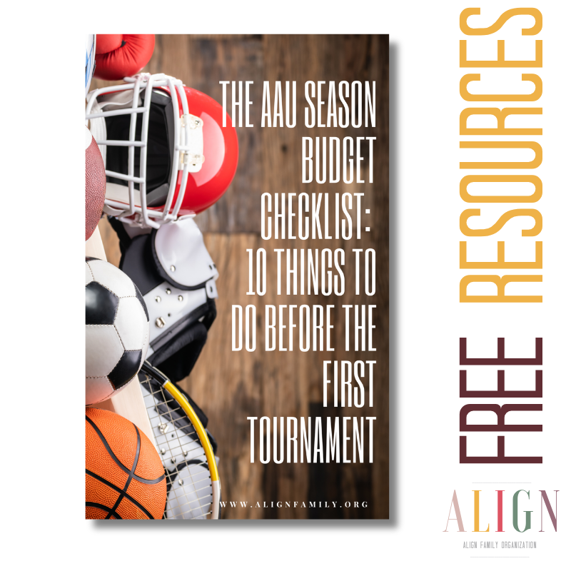 FREE RESOURCE: AAU Season Budget Checklist