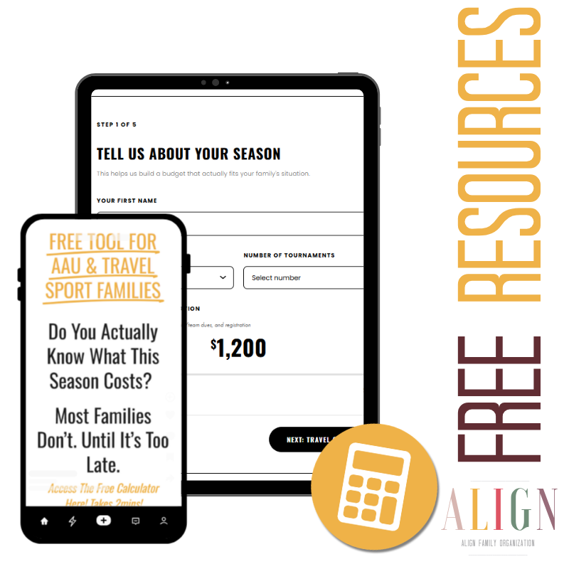 FREE Resource: AAU & Travel Digital Calculator for Sport Families