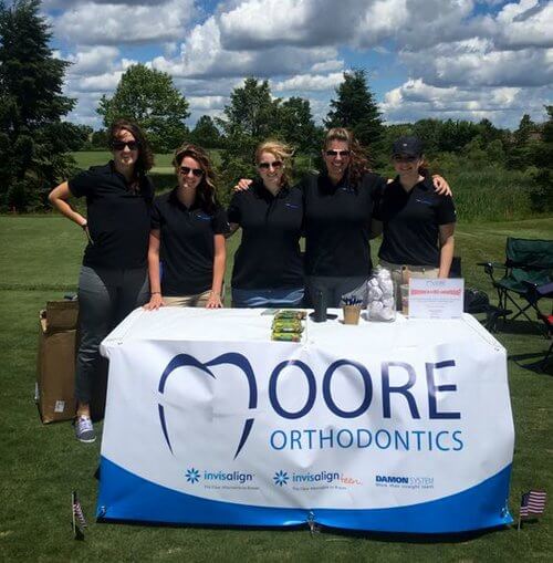 Moore Orthodontics team supporting the Lake Zurich community