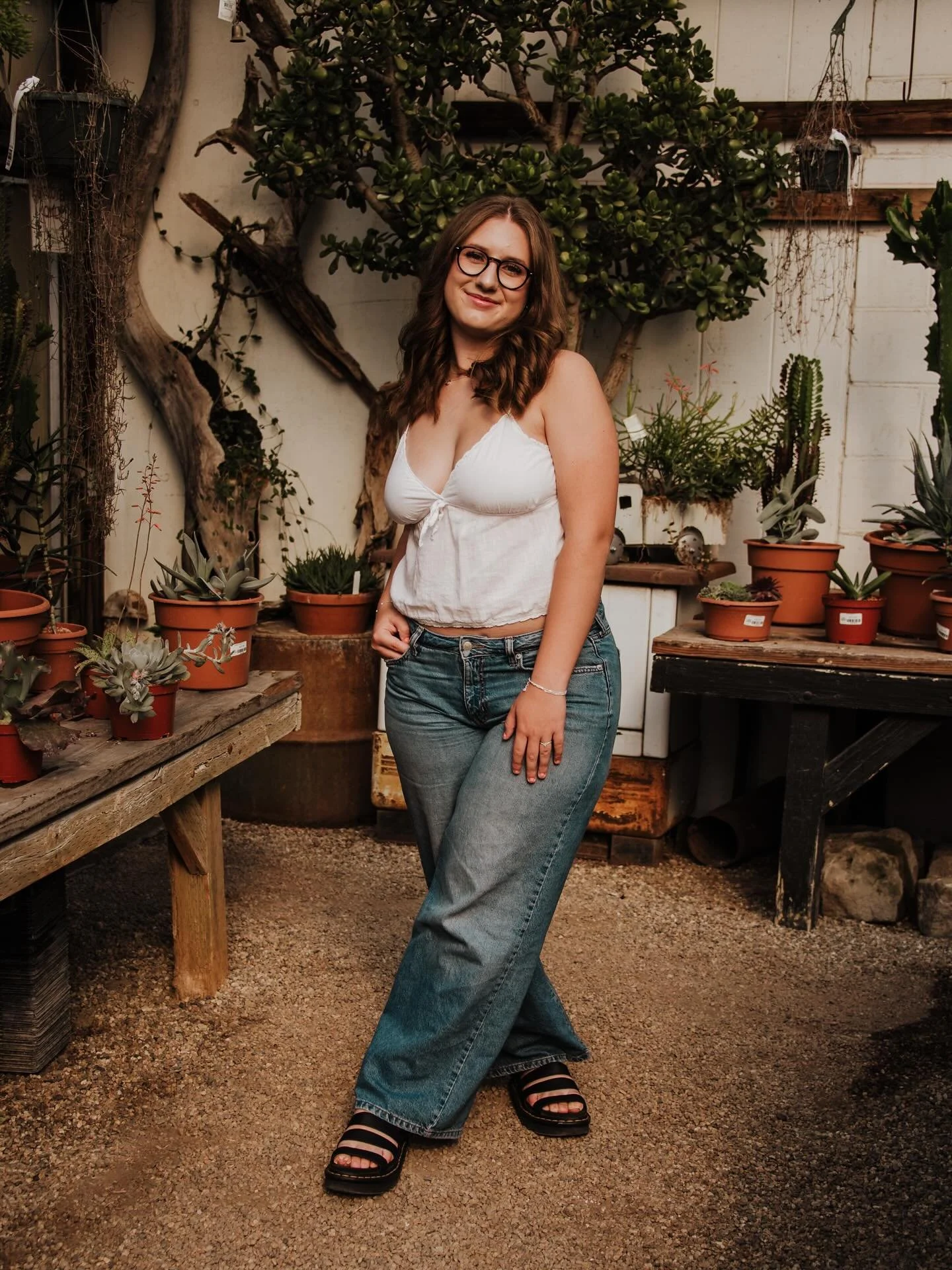 Growth, warmth, and a season of becoming 🌿 You will never convince me that greenhouses aren&rsquo;t the perfect spot for senior photos
.
.
.
.
.
#idahoseniorphotographer #idahoseniorphotography #boiseseniorphotographer #boiseseniorphotography #kunas