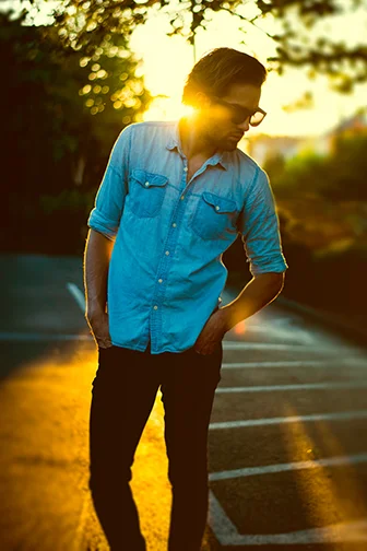 Patrick Millard photographed by Lillian Reid in Portland, Oregon.