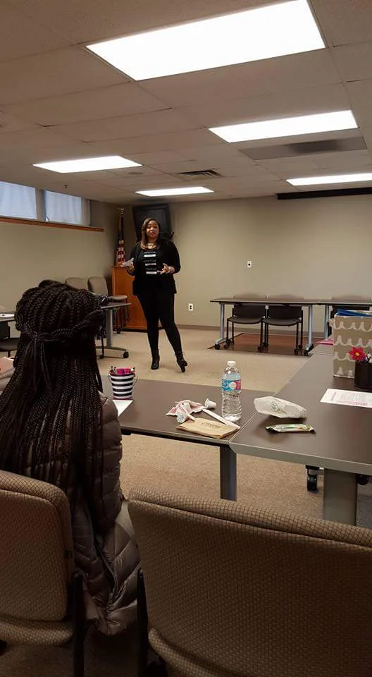 Guest Speaking at a teen girls program in Camden, NJ