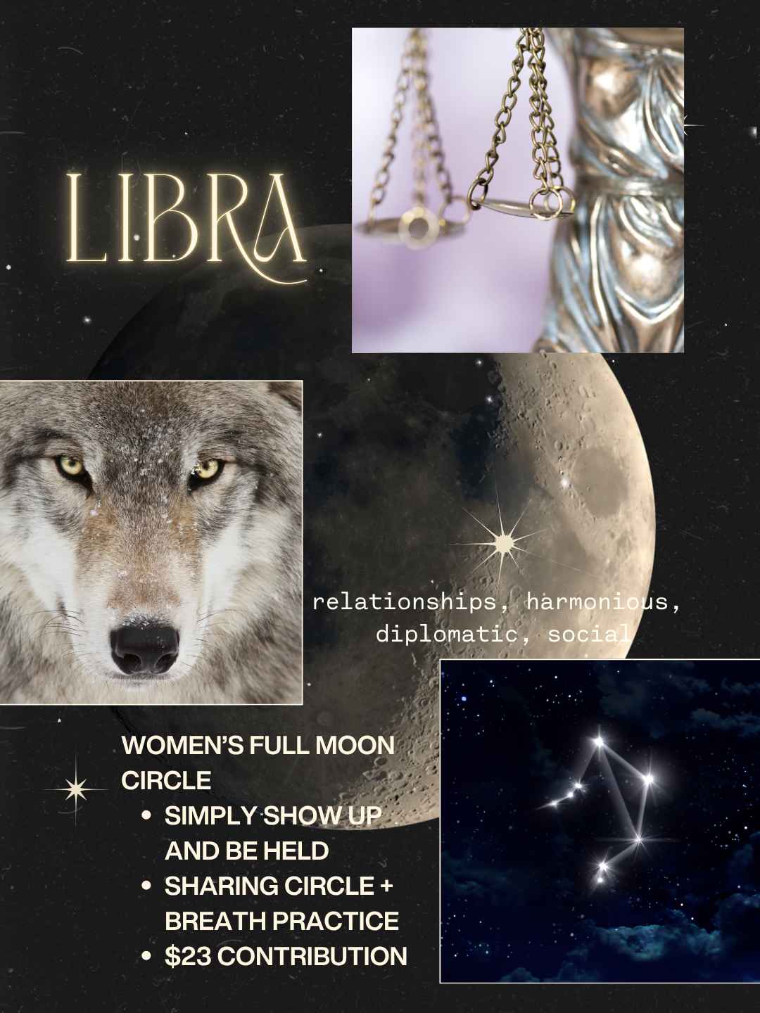 ✨ Full Moon in Libra Women’s Circle ✨ with Conscious Connected Breathwork