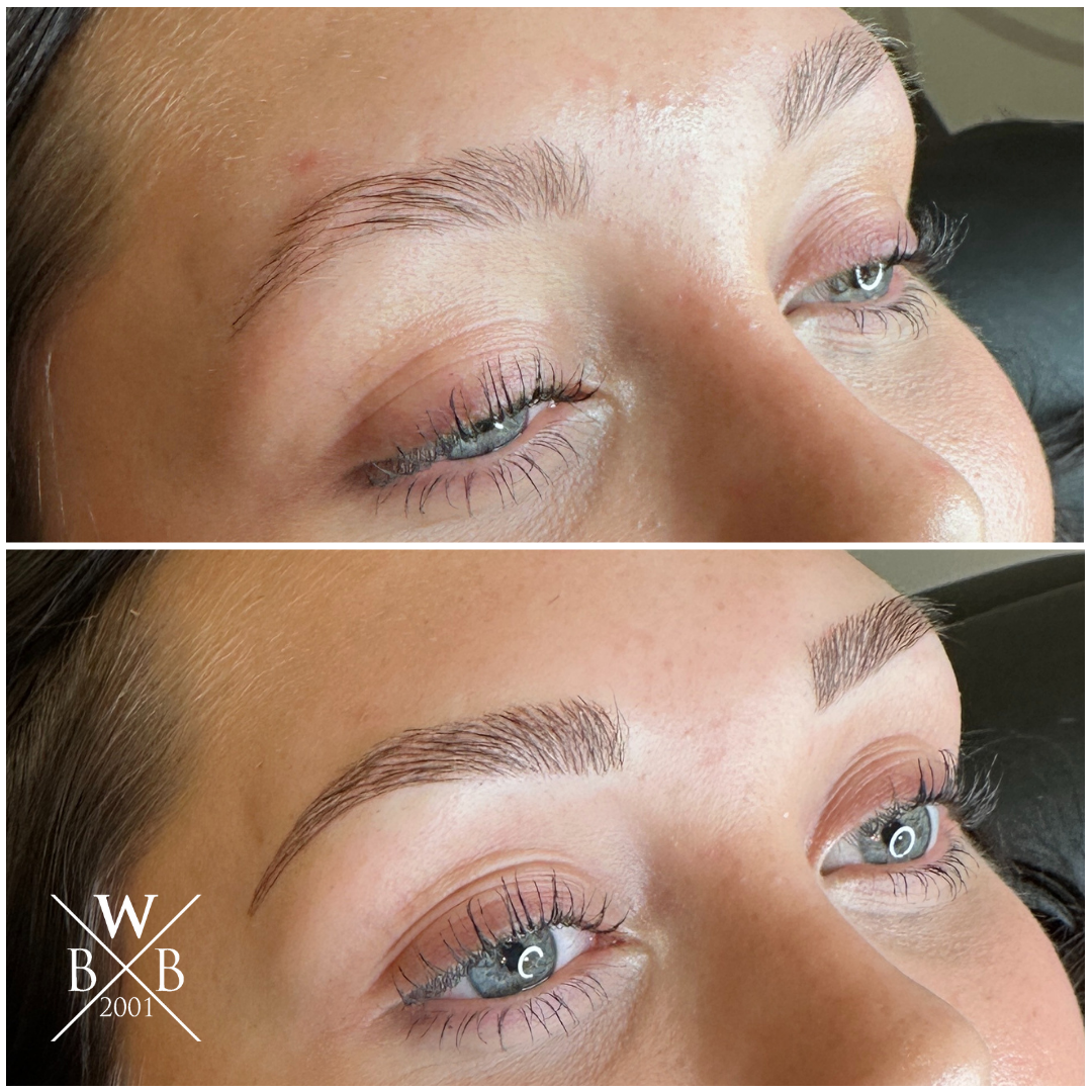 Expert Utah nanoblading results by Brows by Whitney – natural nano brows in Bluffdale.