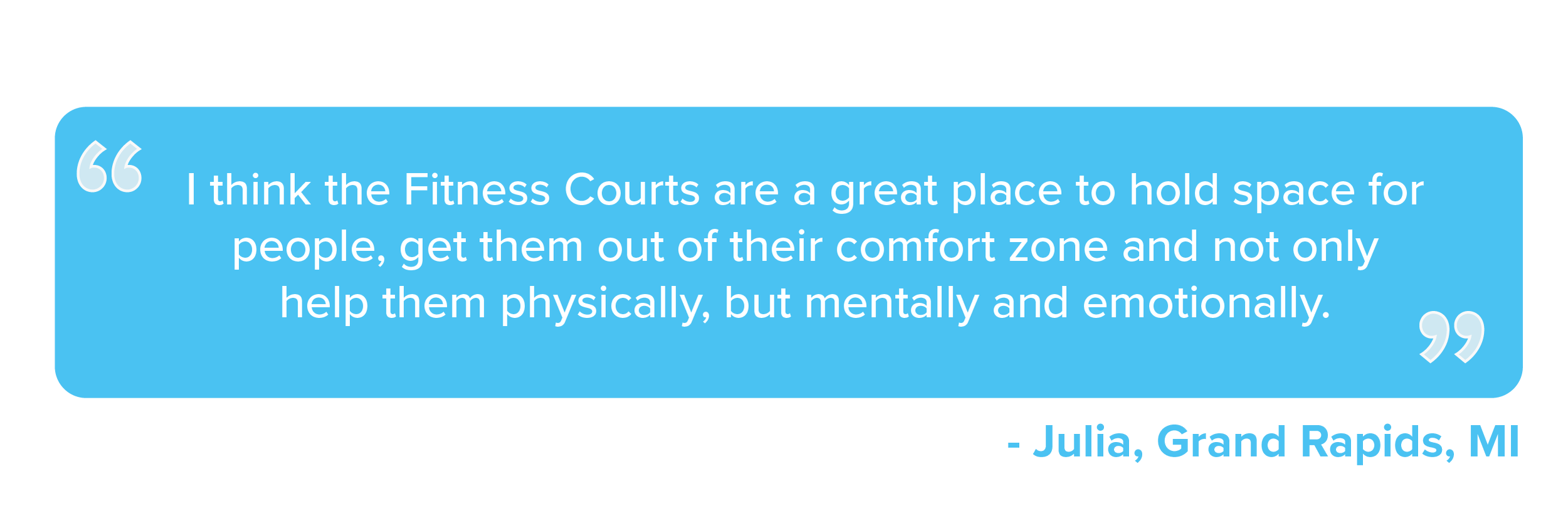 National Fitness Campaign an Fitness Court Ambassador