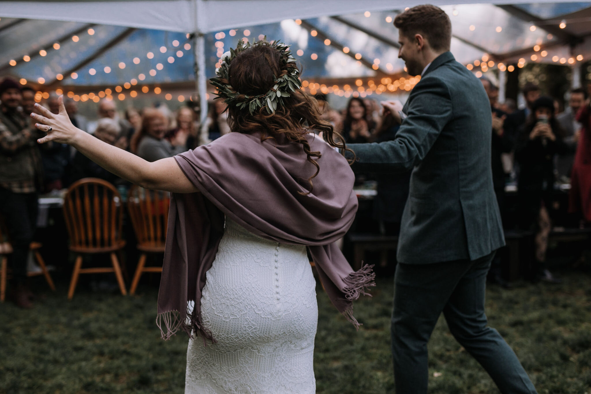 pacific-engagements-lake-crescent-lodge-wedding-reception-grand-entrance-photos-bride-and-groom