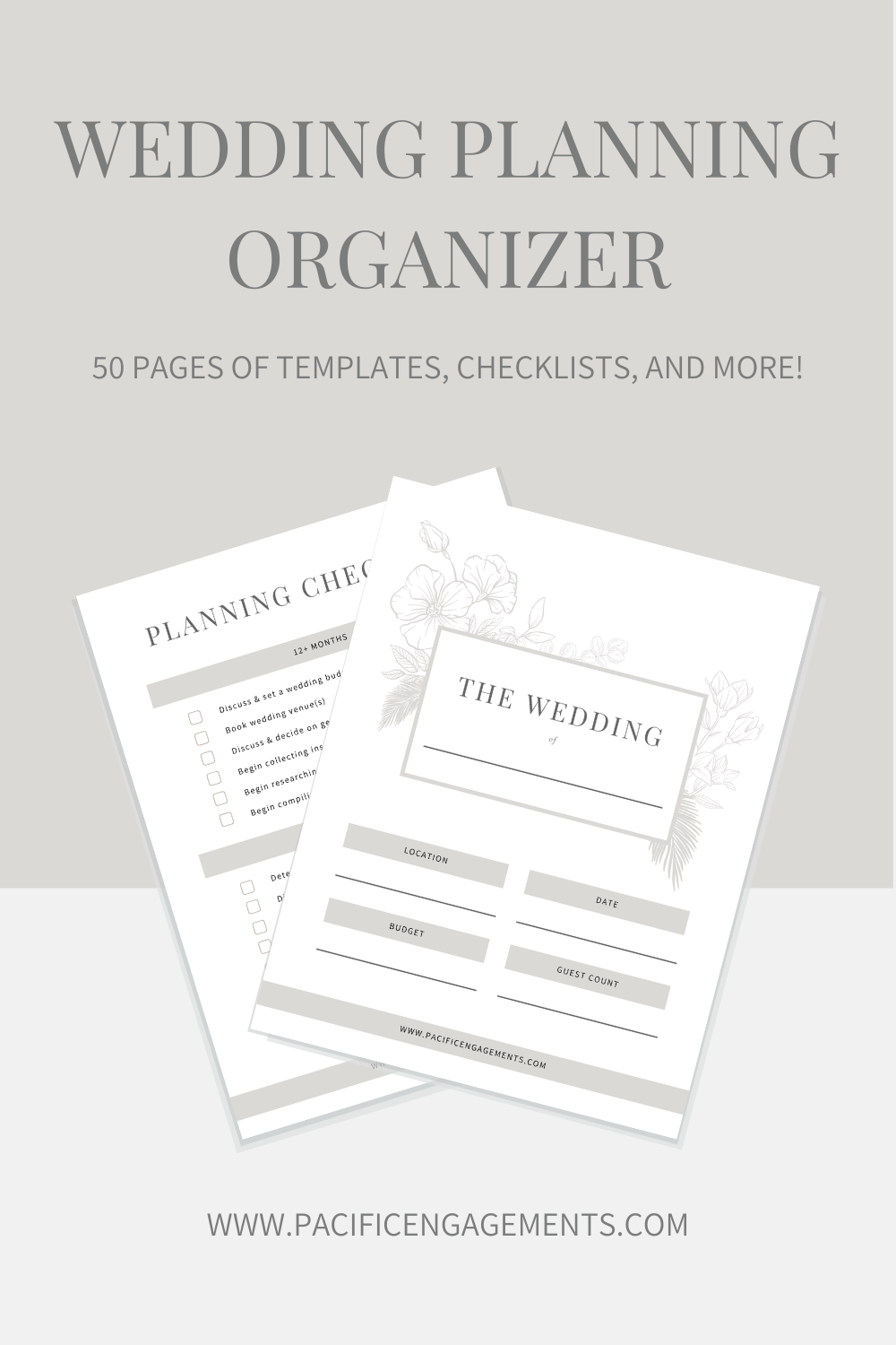 Wedding Planning Printable Binder