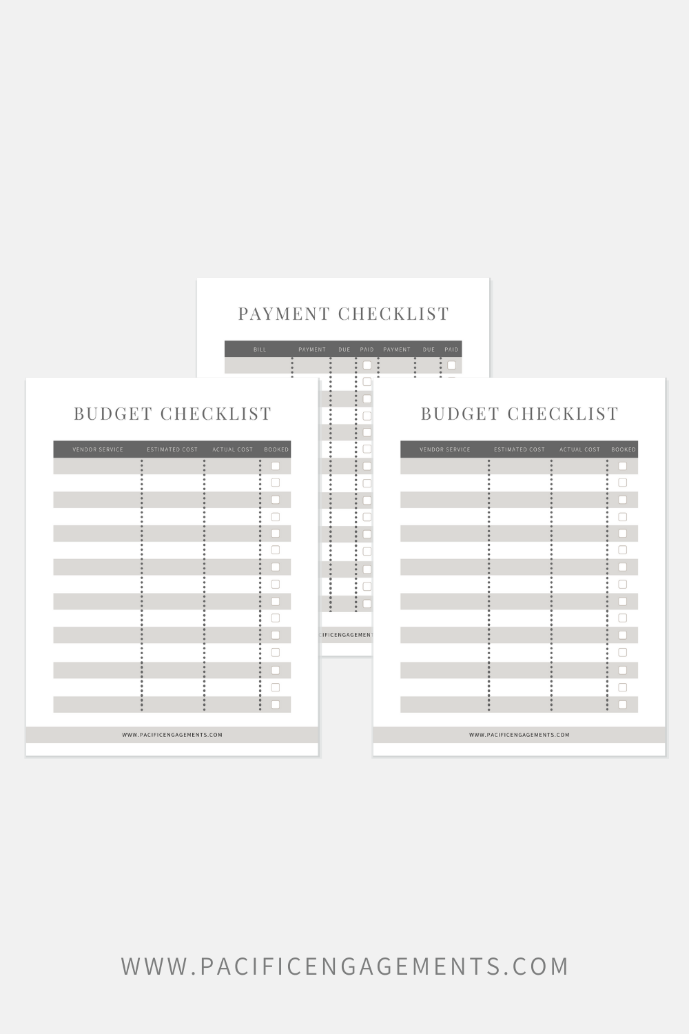 Wedding planning printable binder — PACIFIC ENGAGEMENTS