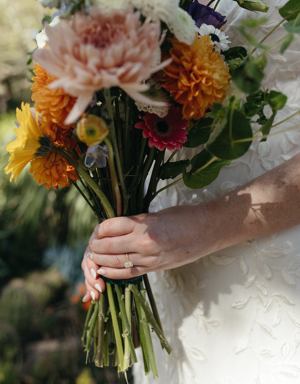 pacific-engagements-ruth-bancroft-gardens-wedding-bridal-bouquet-colorful-sam-minter-photography