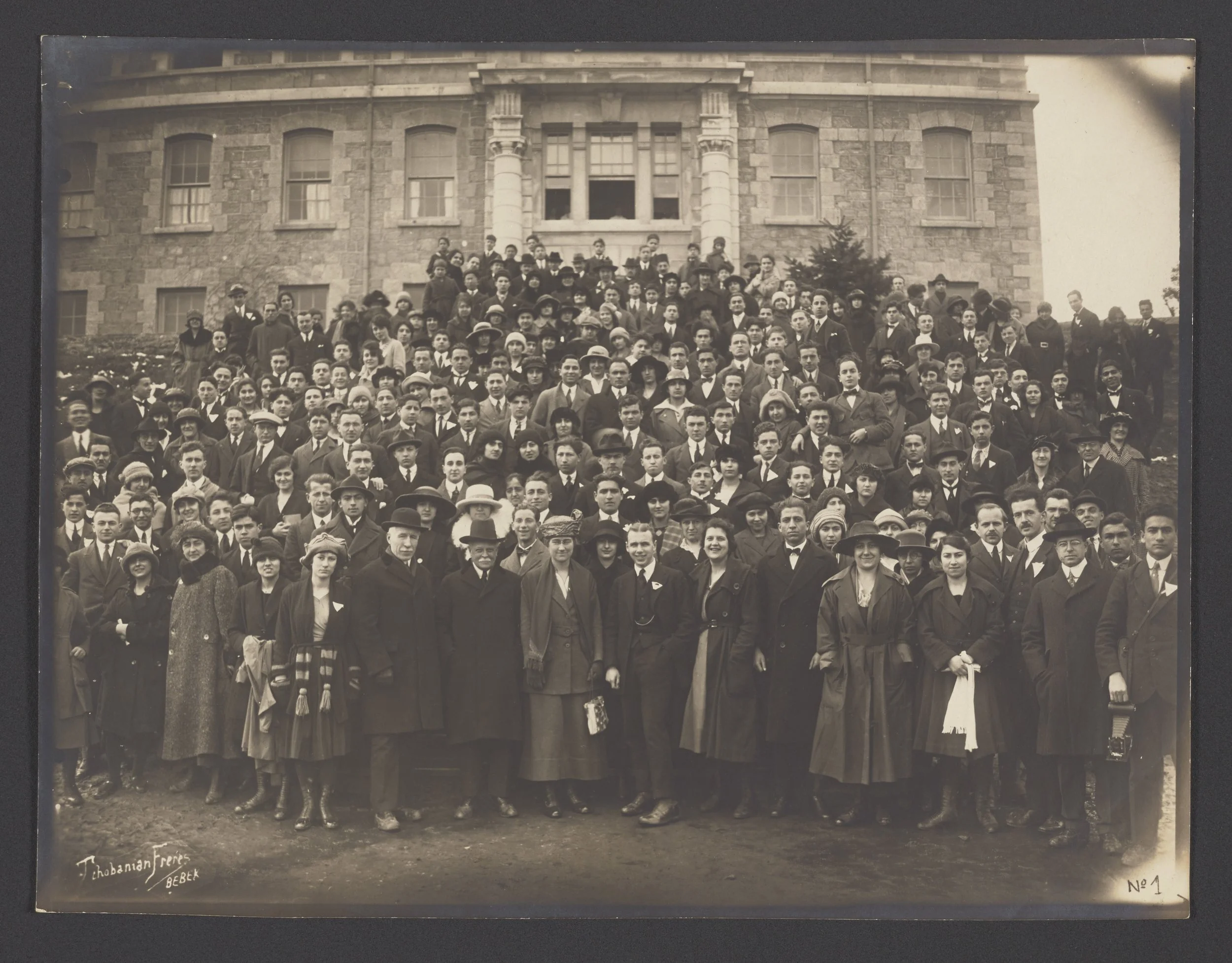 Robert College teachers and their families, early 1920s, Columbia University Archives, RC Documents