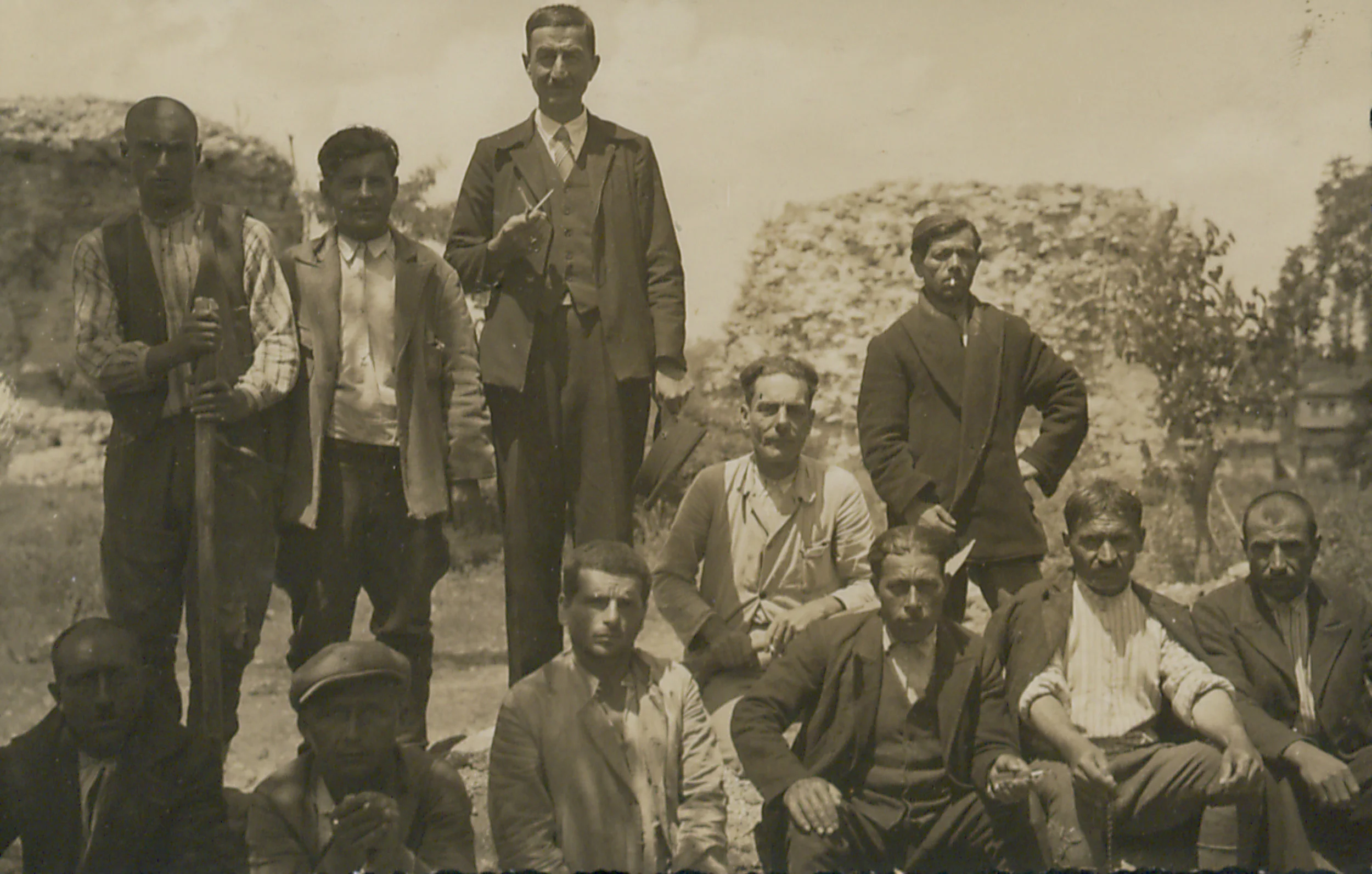 Excavation Workers, Aziz Ogan Collection
