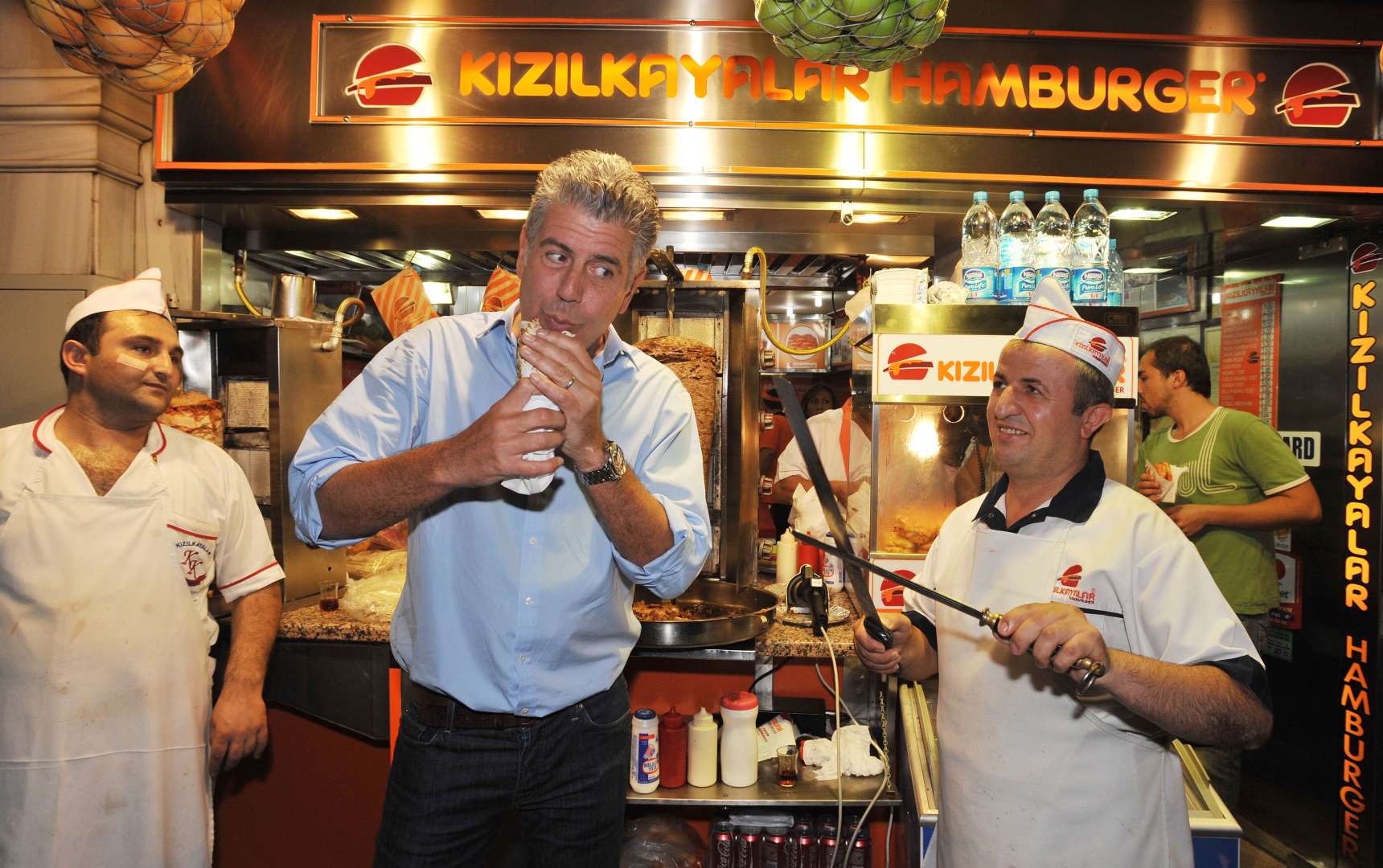 If you can find another travel show where they visit an islak hamburger shop, I’ll be amazed.