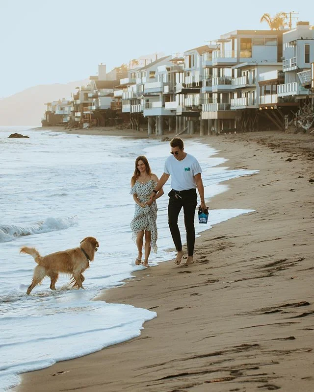 Starting my summer off the right way. The weather has been beautiful here in Los Angeles, so we packed our things for the weekend and headed to my favorite spot on the coast. The perfect way to spend the day with my puppy, girlfriend and some cold @b