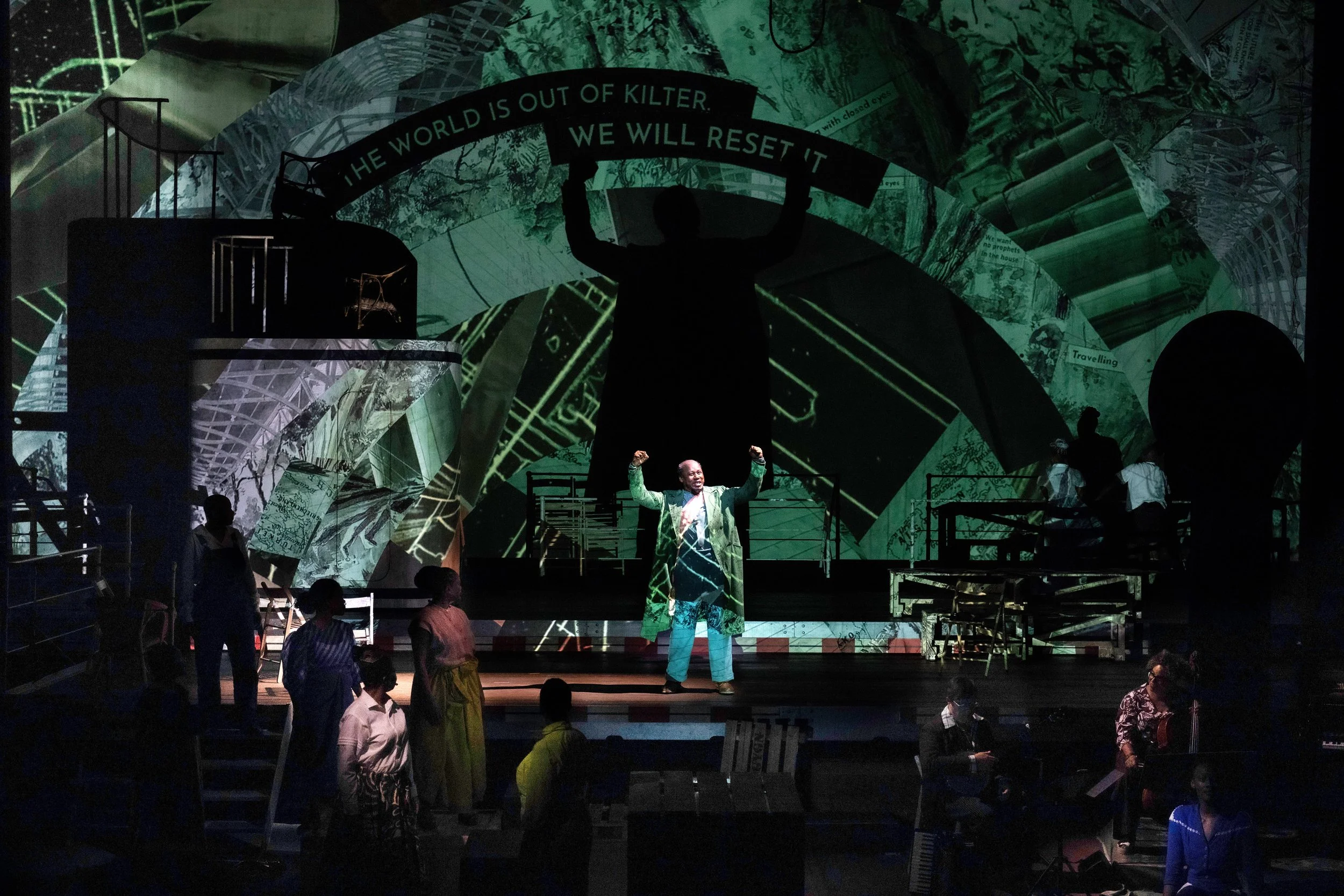  From  5 to 8 February 2025 ,   William Kentridge and The Centre for the Less Good Idea took   The Great Yes, The Great No   , to  The Wallis  in  Beverly    Hills, California .  Kentridge’s experimental production is an intensively collaborative wor