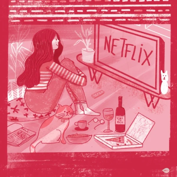 Ilustración de @vireta para @girlygirlmag