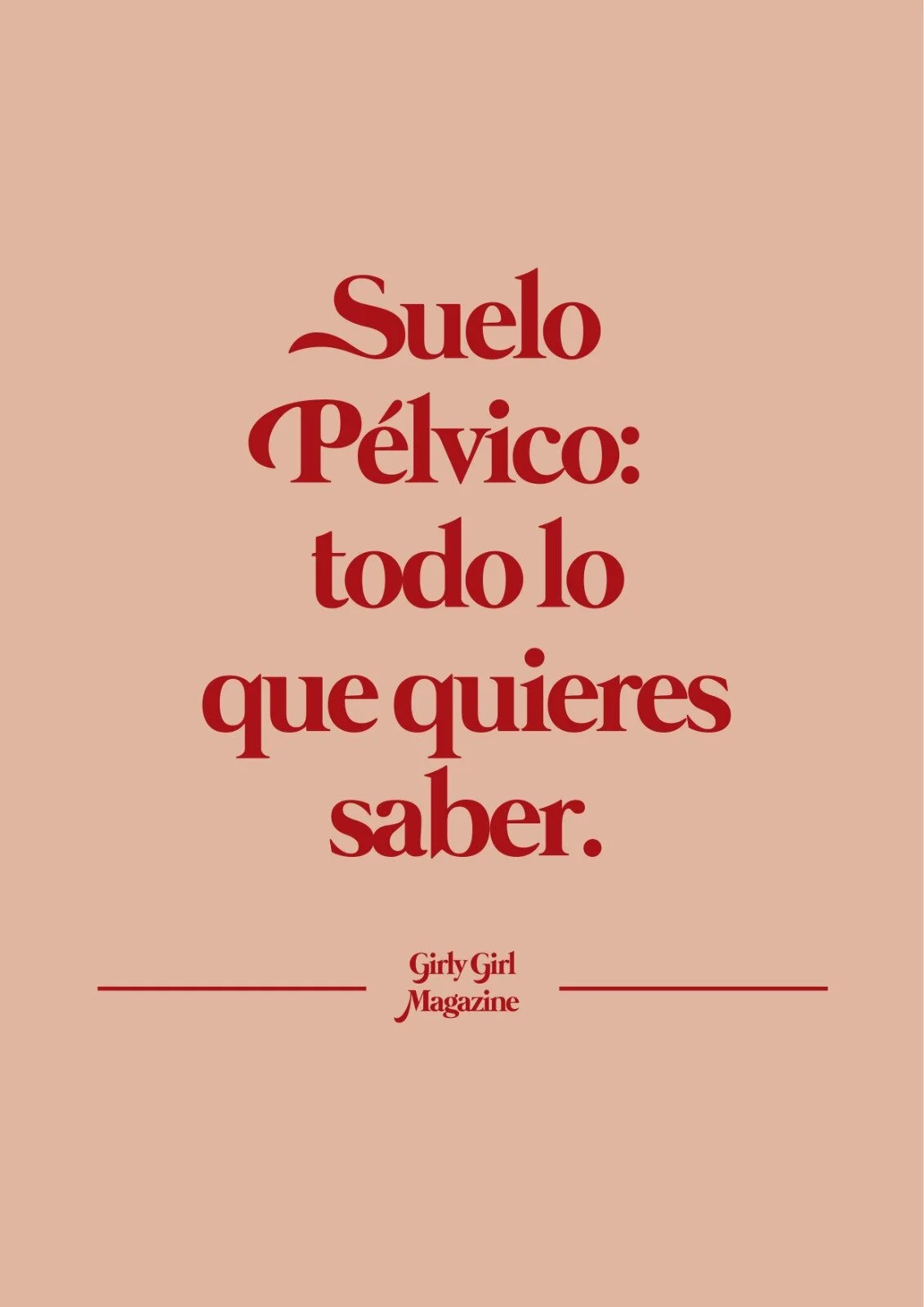 SUELO PÉLVICO