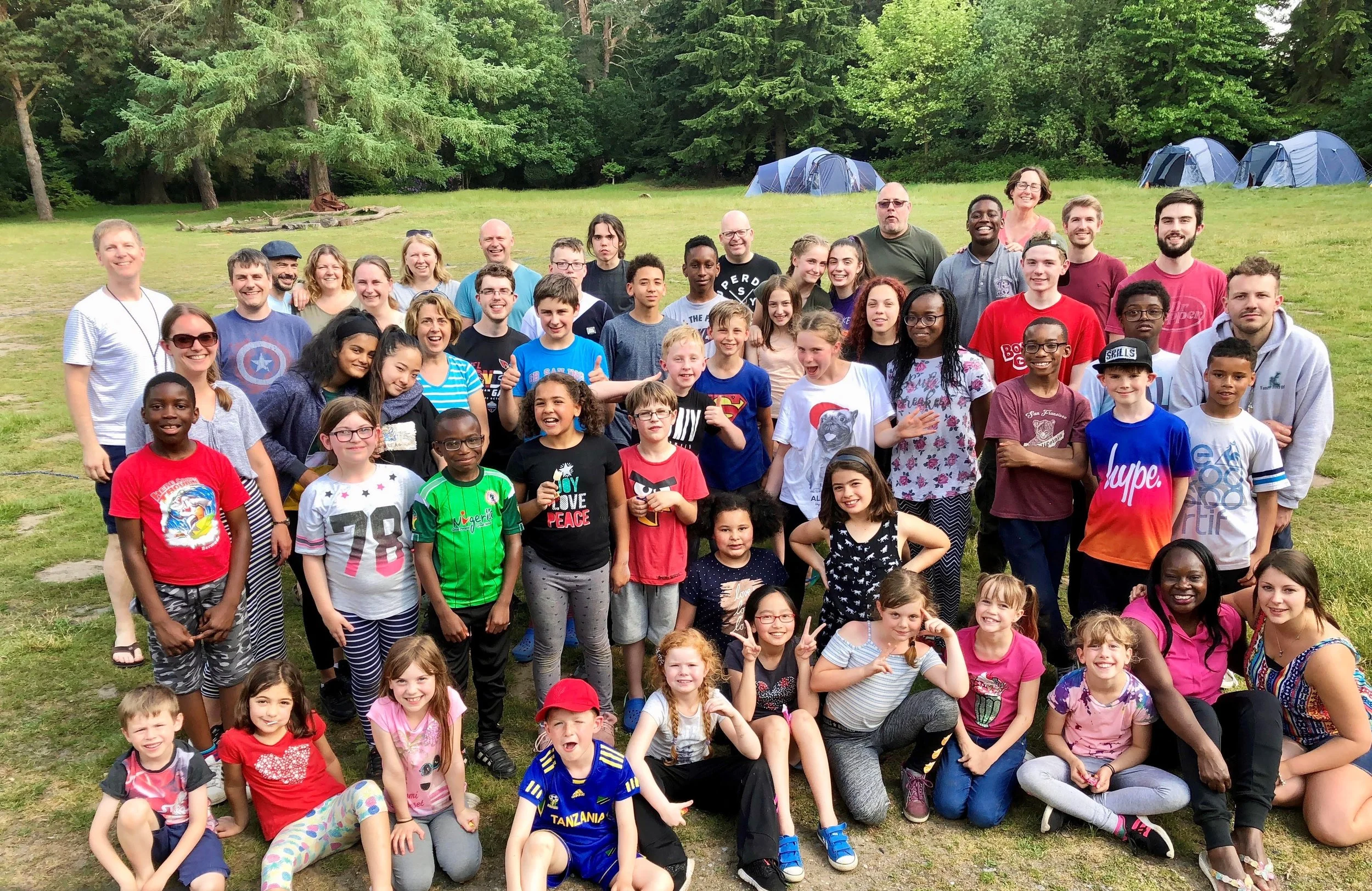 Lily and Martha enjoy Camp 2018