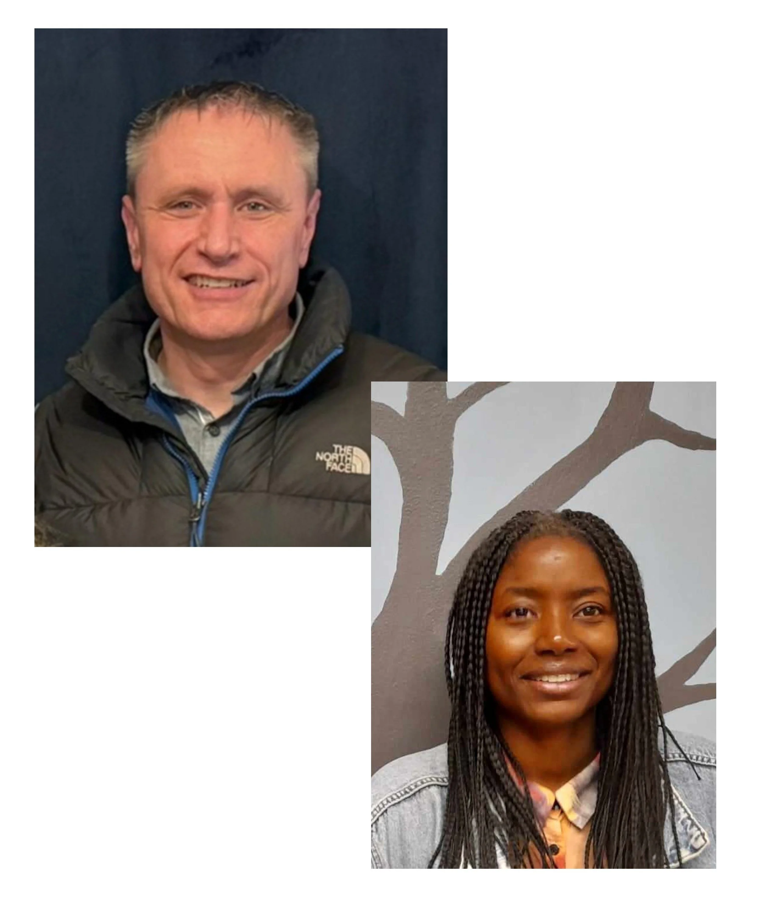 Phil Wheatley and Miatta Momoh