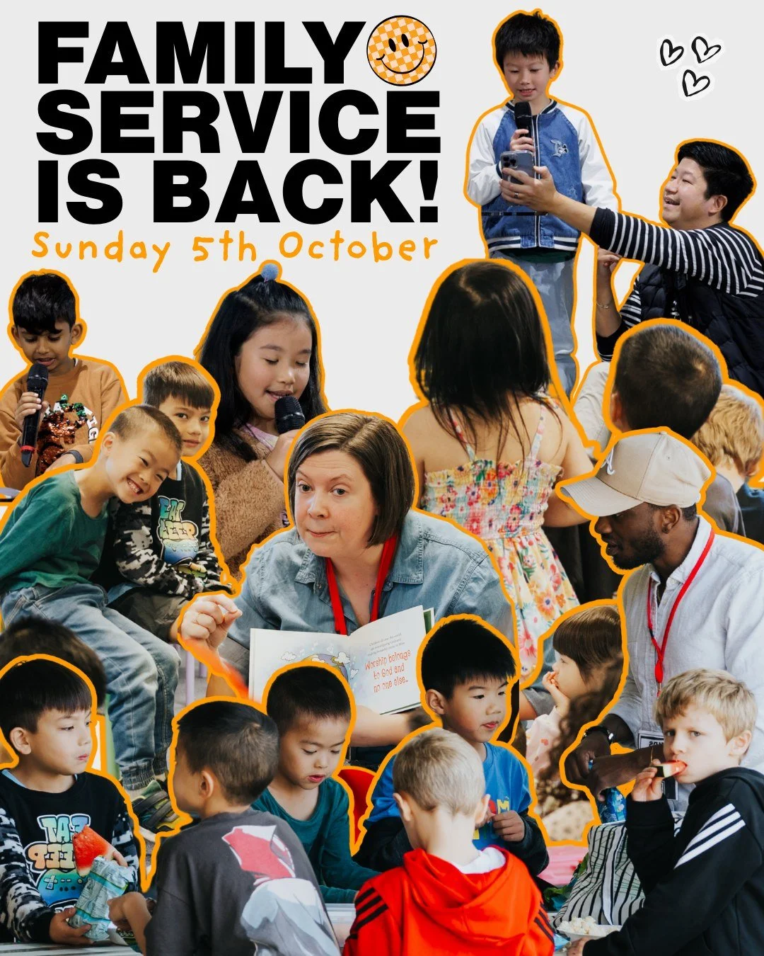 ✨ Our last Family Service was so powerful we just had to bring it back! ✨
📅 Mark your calendars: October 5th.
The kids of God In The City are taking over again - and it's one you don't want to miss!