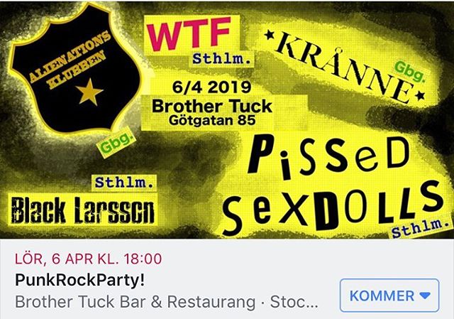 Kommer du?
#brothertuck #sthpunk