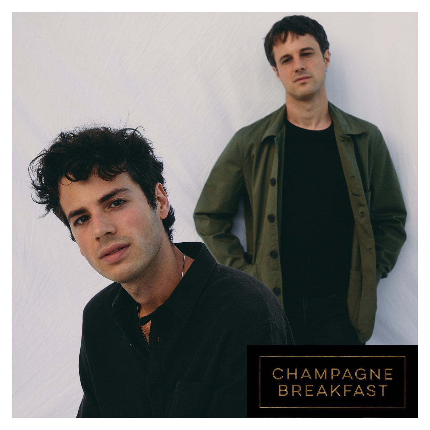 So excited to be joining the @champagnebreakfastmusic fam for film/tv synch. Fingers crossed you&rsquo;ll be hearing us behind an emotional montage in a hospital drama! brb while we finish an album 🥂💙