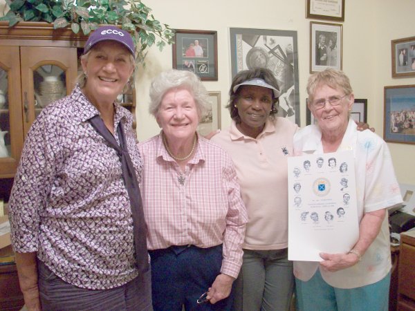 World Golf HOF inductee Carol Mann, LPGA Founders Marilynn Smith and LPGA Founders with Renee Powell.