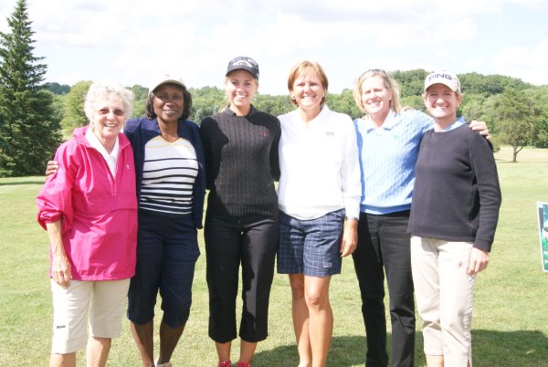 LPGA Tour members at Clearview Legacy Foundation fundraiser. 