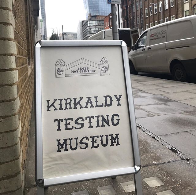 Facts not opinions.

Motto of David Kirkaldy, founder of the first independent materials testing and experimenting works. 
Fascinating lunch trip to the Kirkaldy Testing Museum. A must see for all engineers and construction professionals.

Check it o