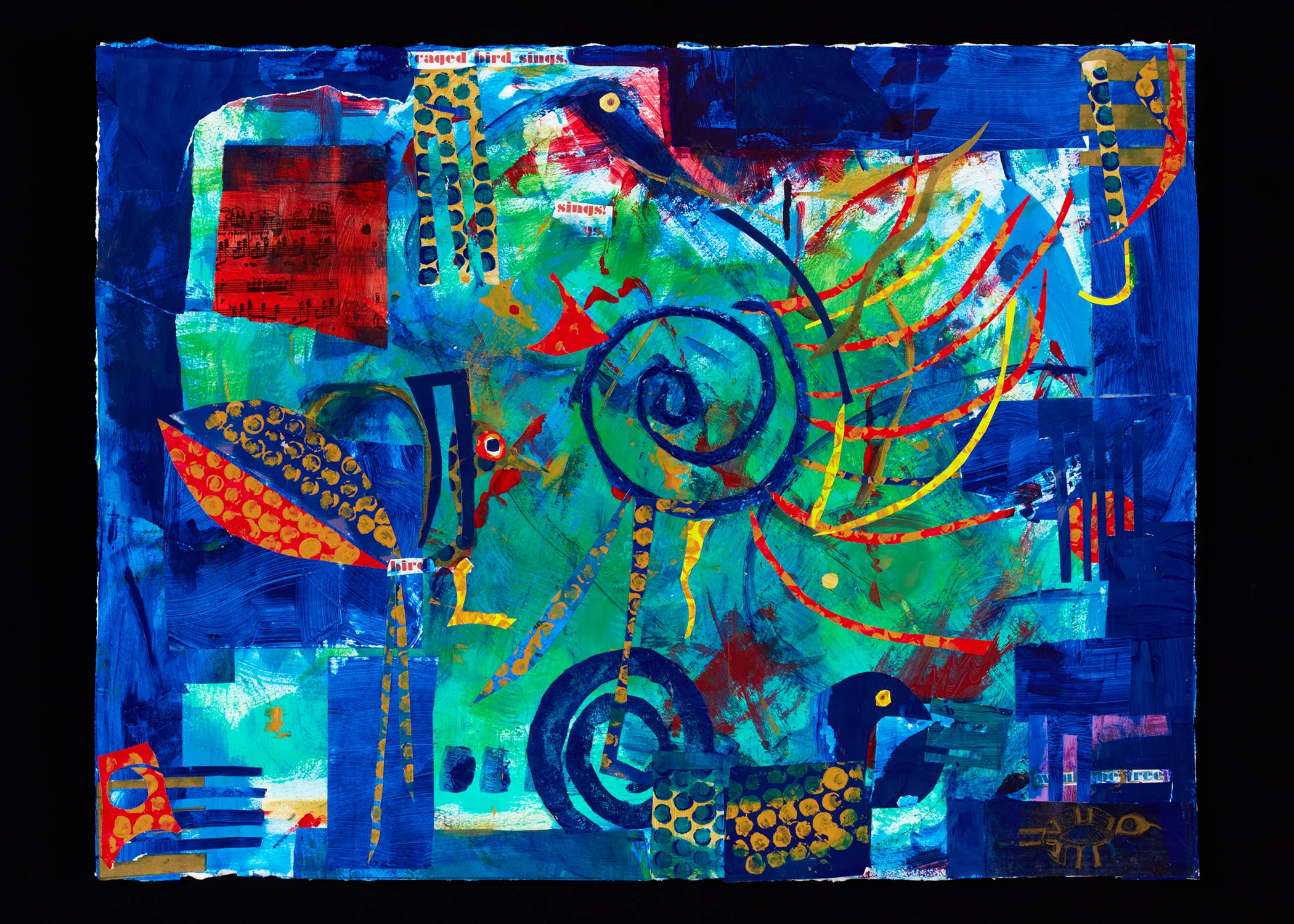 "CAGED BIRD SINGS"