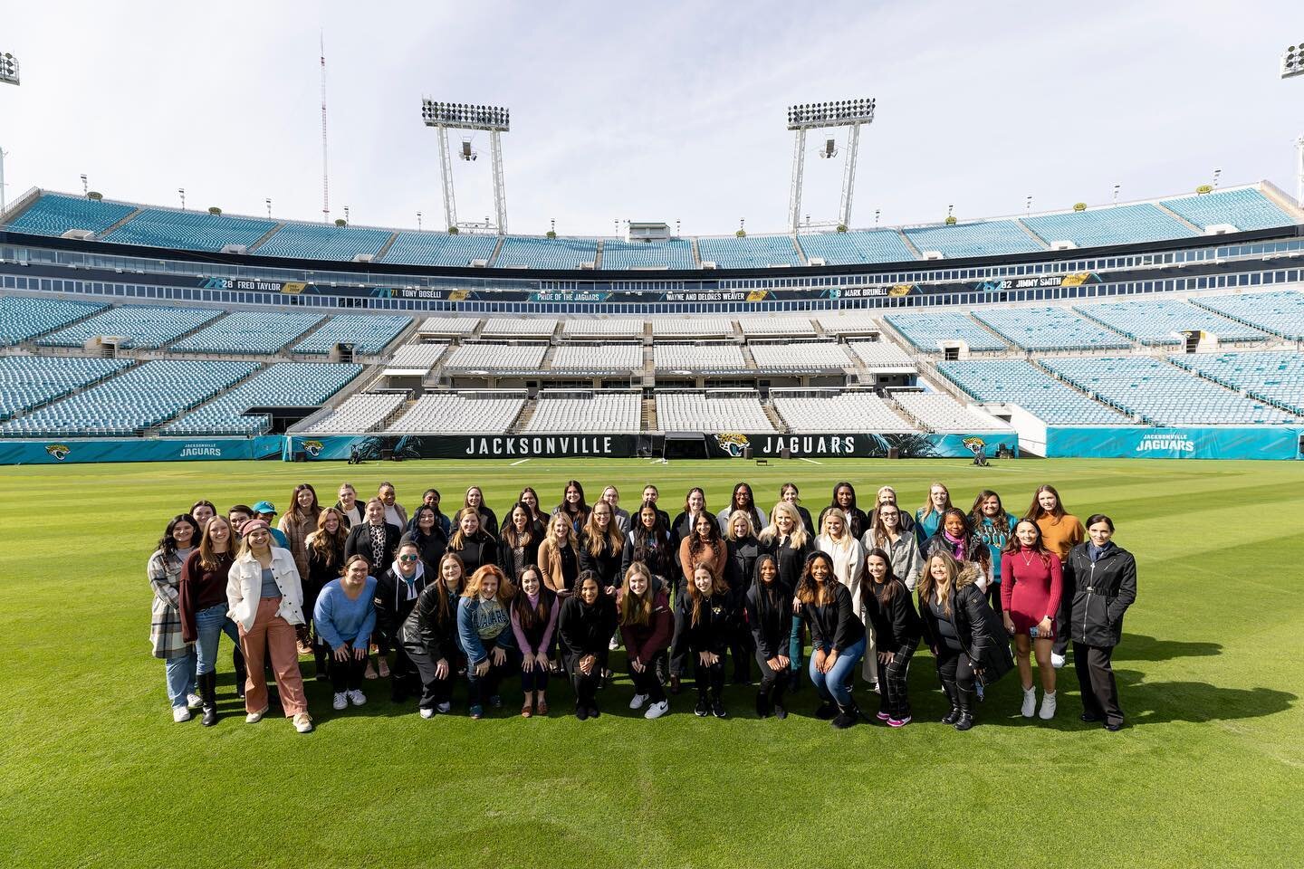 Happy National Girls &amp; Women in Sports Day to all of the incredible women who make every experience at EverBank Stadium one to remember! We are so thankful for you all 🤍🐆 #NGWSD