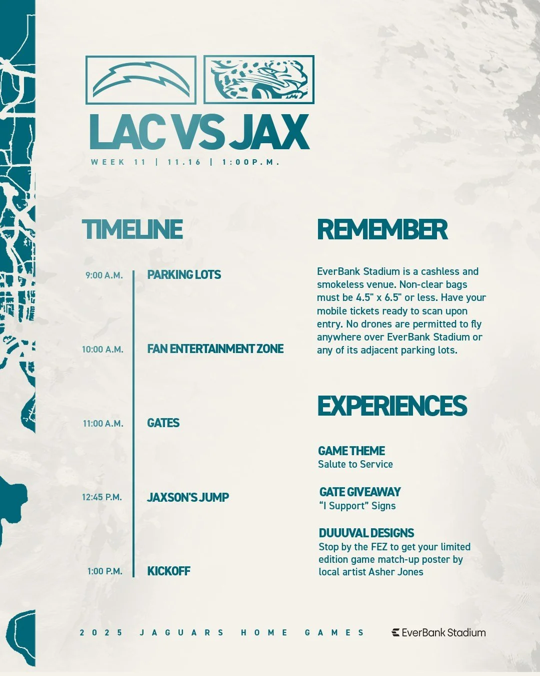 It's #SalutetoService game day at The 'Bank! 

#LACvsJAX