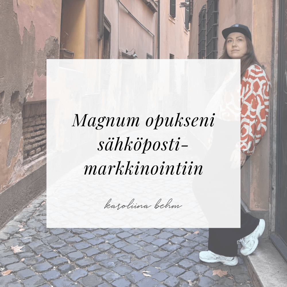 Magnum opukseni sähköpostimarkkinointiin